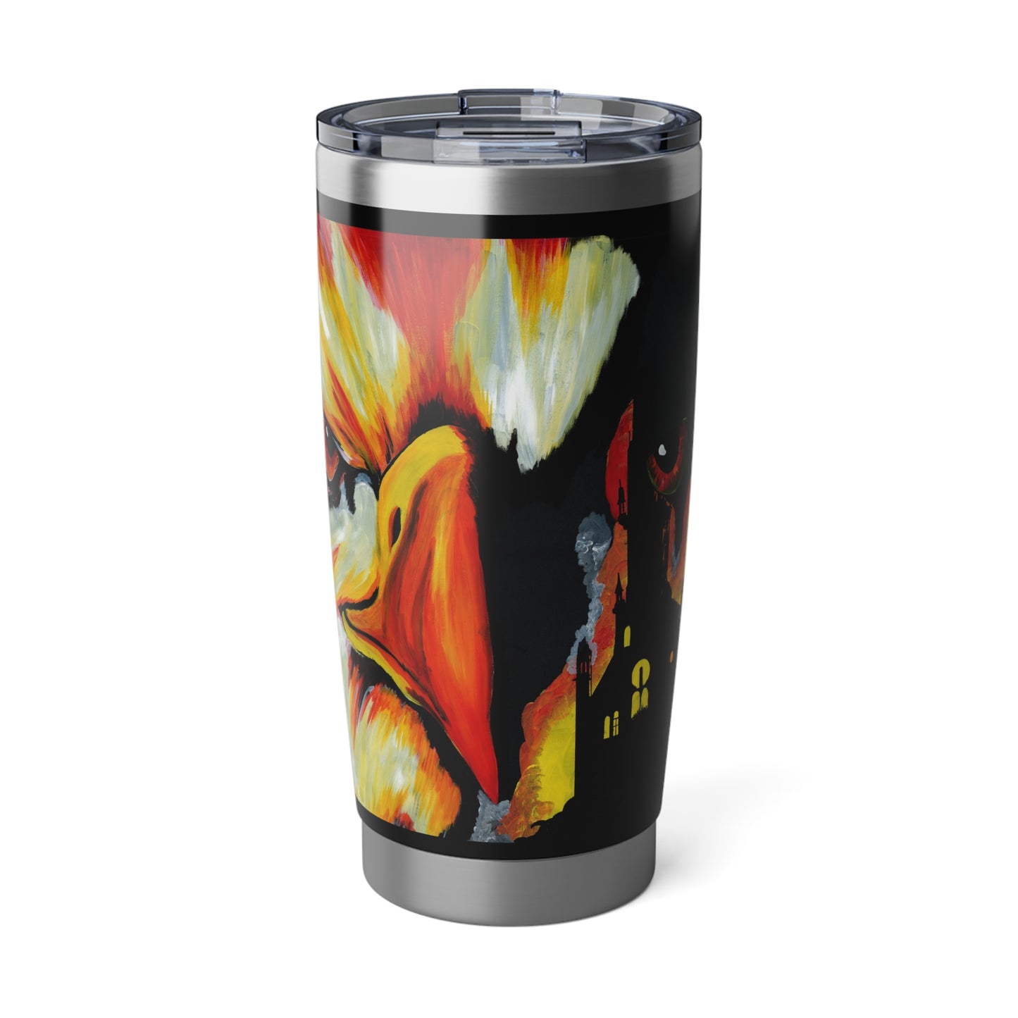 Phoenix Wall Art 20oz Tumbler - Hand Drawn Travel Mug, Unique Gift, Original Design, Vagabond Cup, Great Christmas Gift, Birthday Gift
