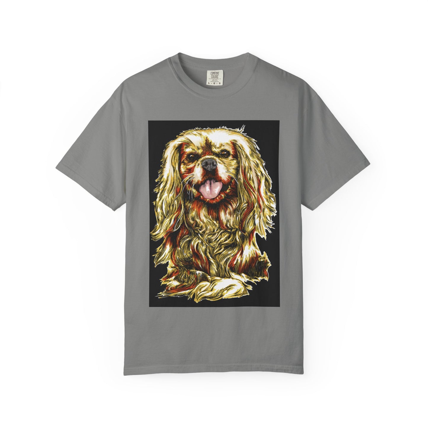 Cocker Spaniel Unisex Tee featuring Hand Drawn Art