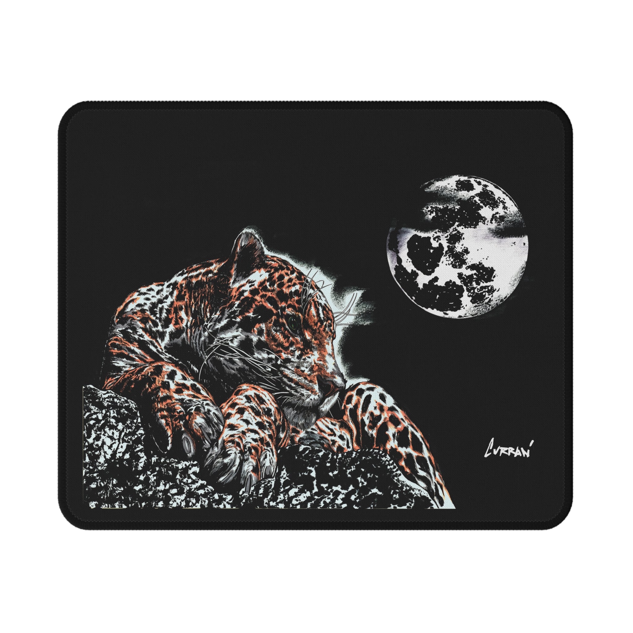 Leopard Moon Non-Slip Gaming Mouse Pad - Ultimate Comfort