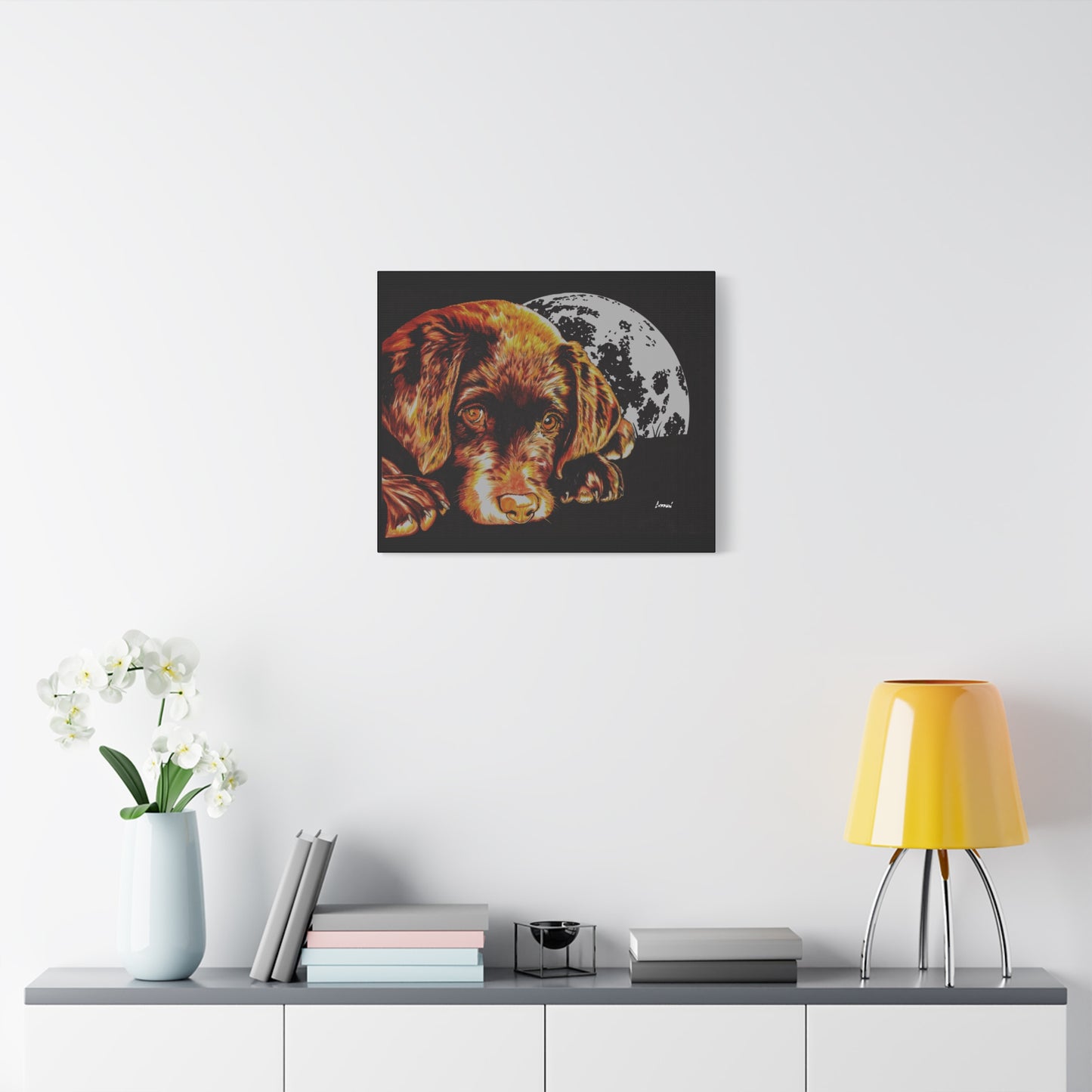 Chocolate Lab Puppy Wall Art Print of the Original