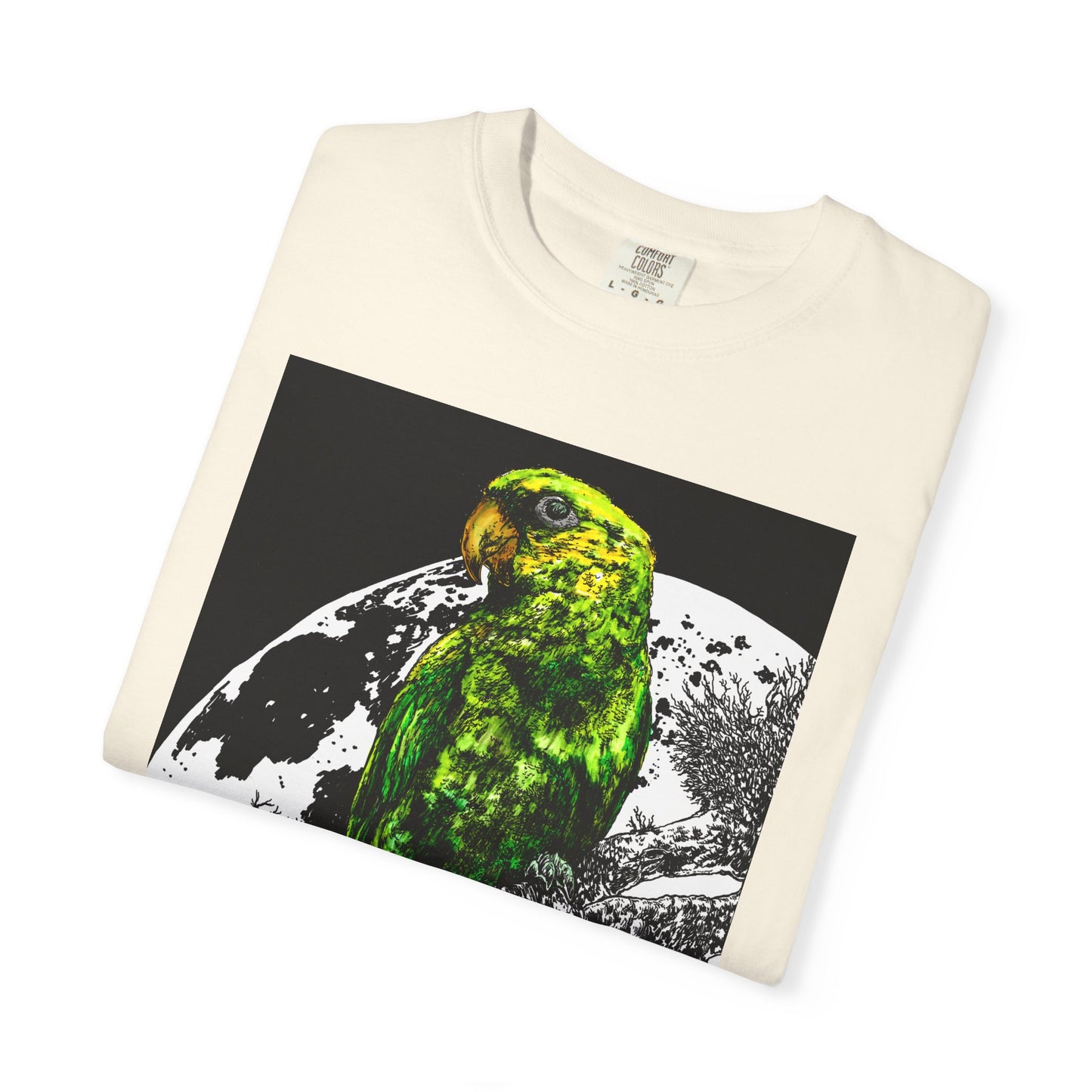 Parrot in the Moonlight Unisex T-shirt