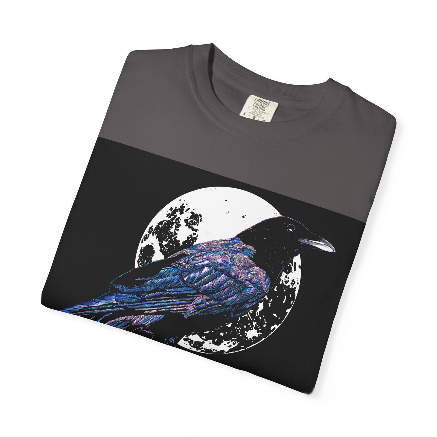 Crow Garment-Dyed T-Shirt for Nature Lovers