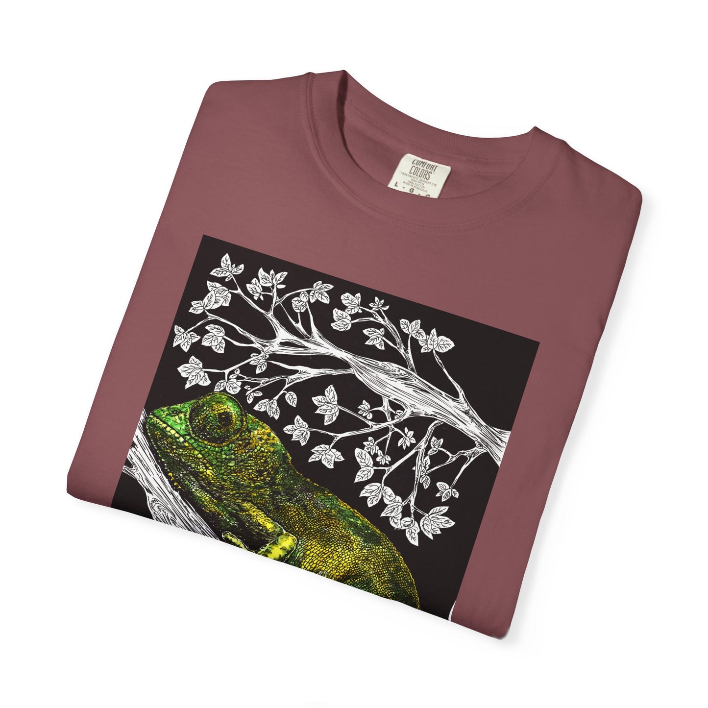 Chameleon Art Unisex Garment-Dyed T-Shirt - Nature Lover's