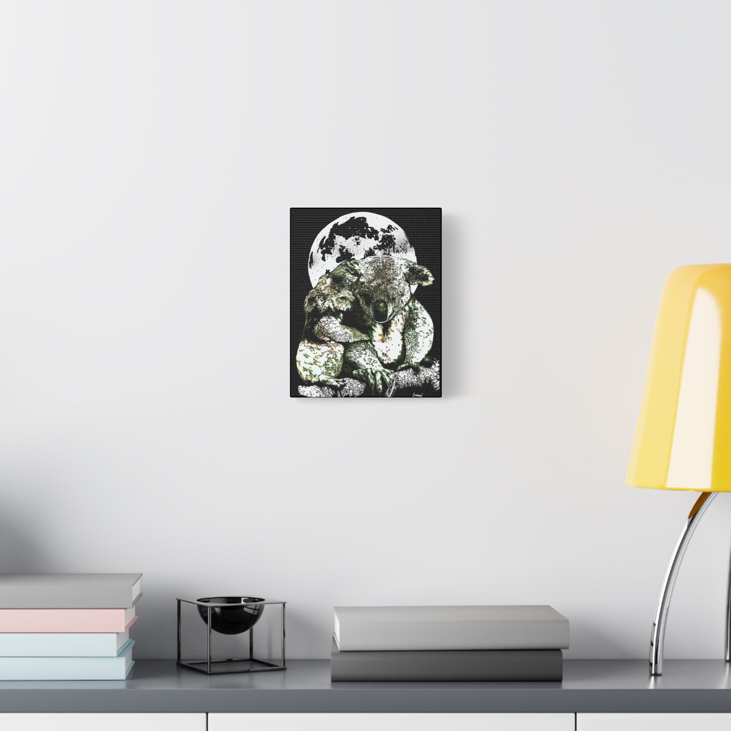 Koala Wall Art, Koala Print, Hand-Drawn Koalas, Wildlife Art, Cute Animal Art, Nature Wall Decor, Koala Lovers Gift. Printed on Matte Canvas, Stretched, 1.25"