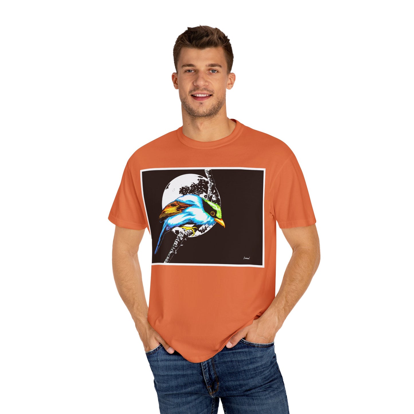 Colorful Bird Graphic Unisex T-Shirt - Nature Lover Apparel