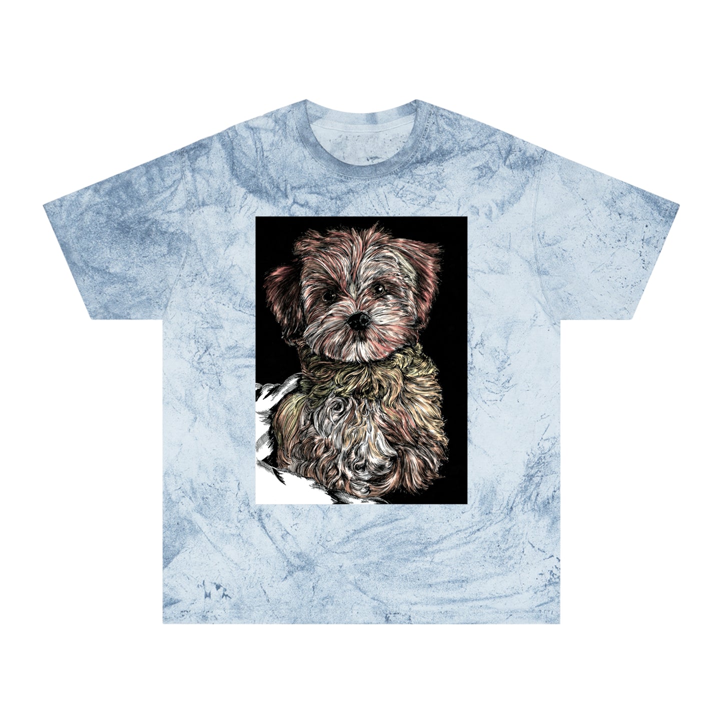 Puppy Colorful Art Unisex T-Shirt - Perfect Gift for Pet Lovers