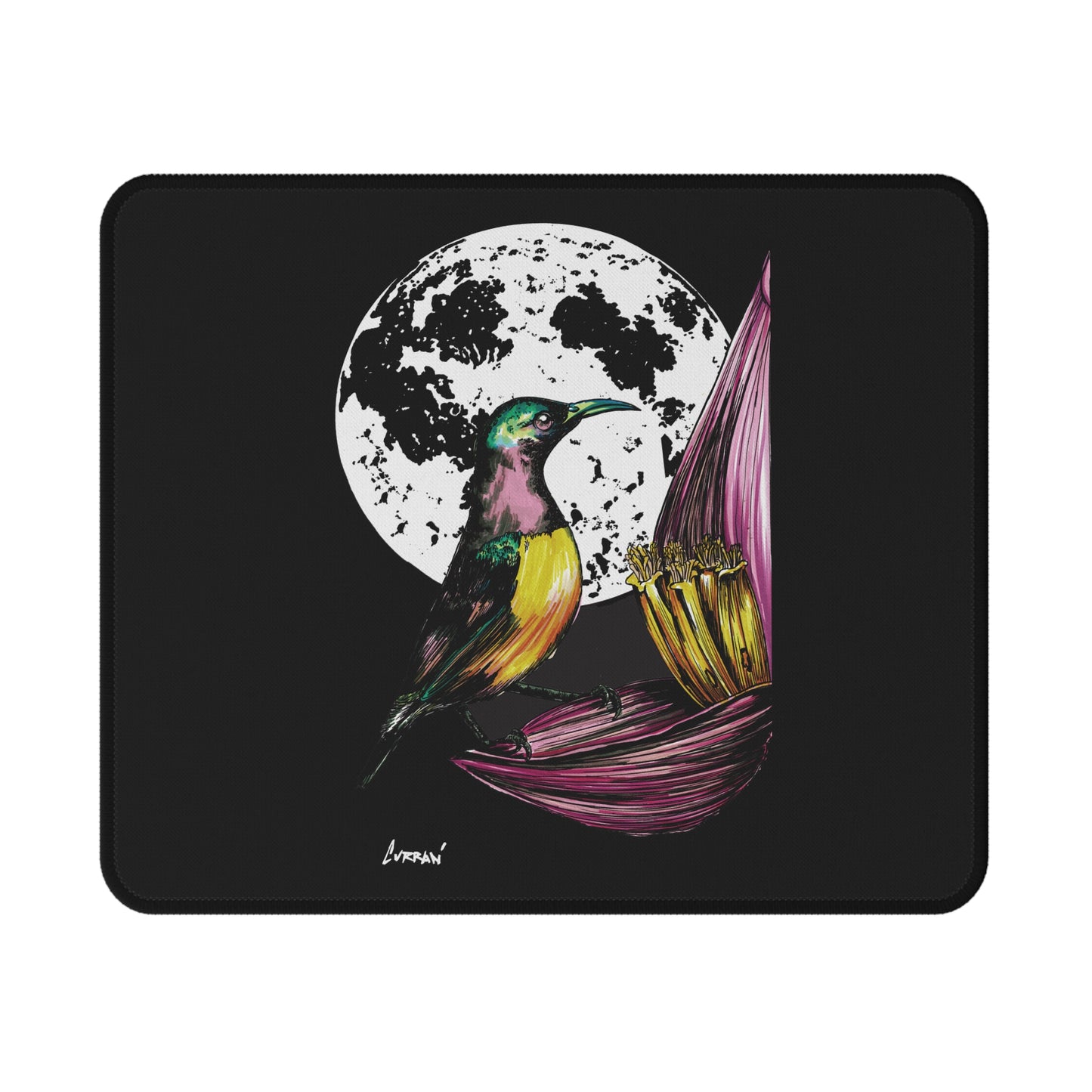 Colorful Hummingbird Mouse Pad - Non-Slip Design for Gamers