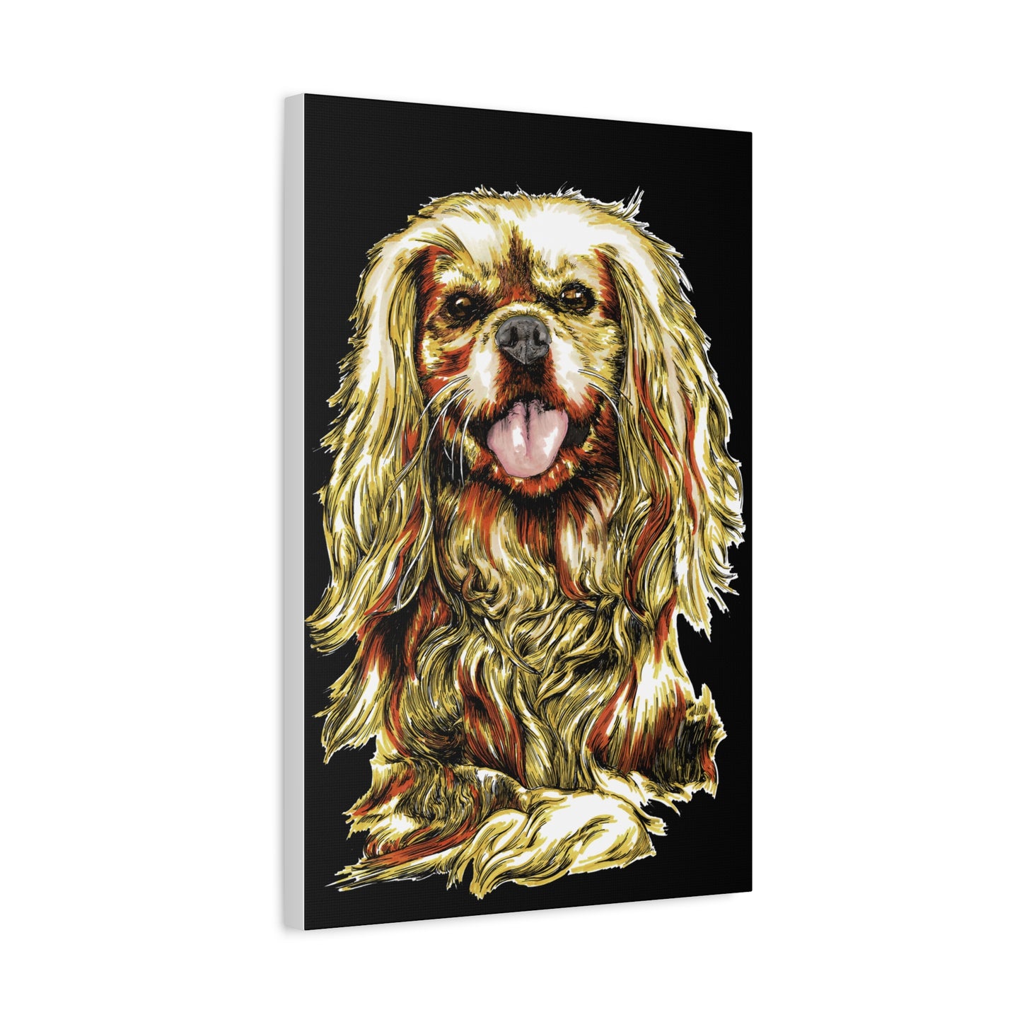 Cocker Spaniel Print, Hand-Drawn Dog Art