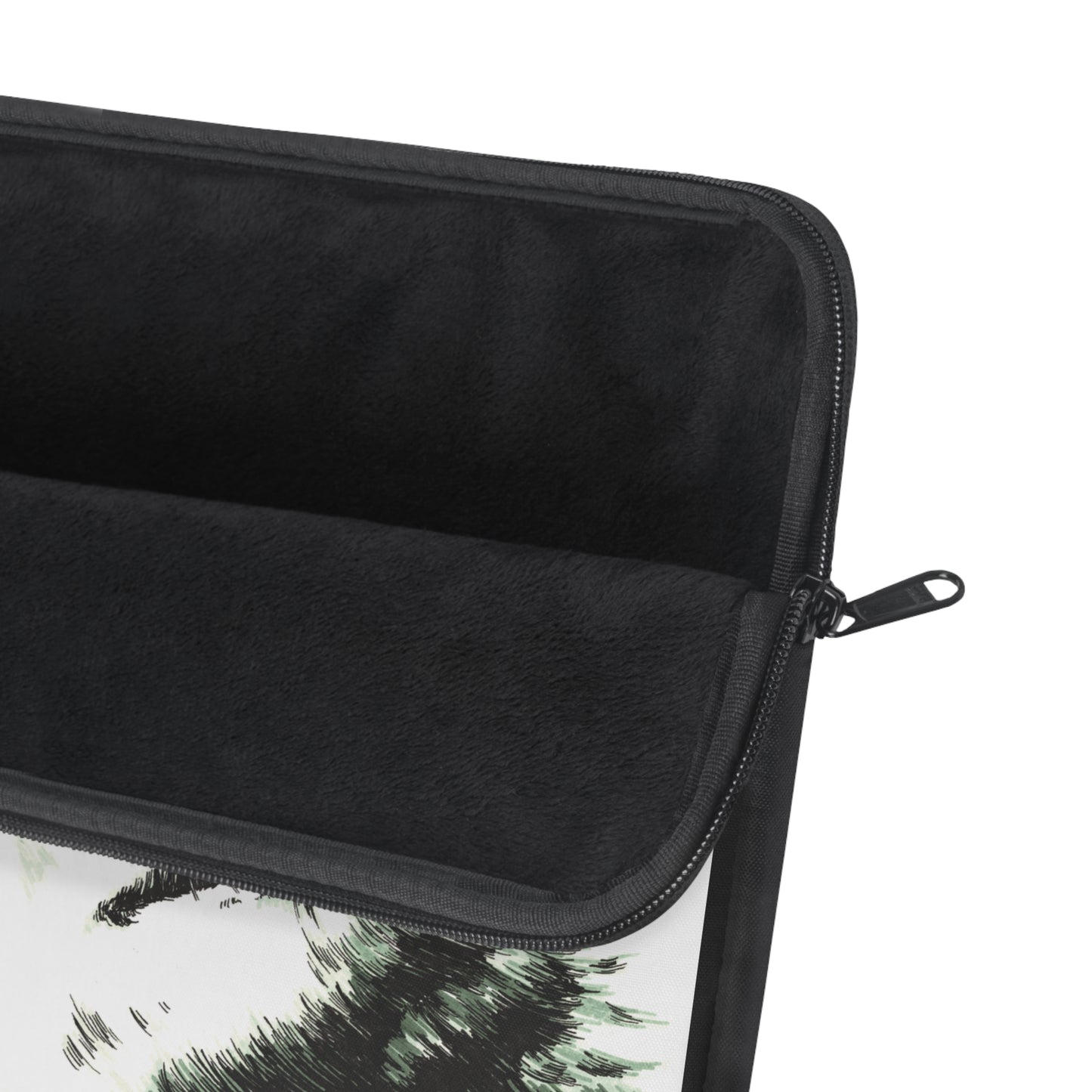 Siberian Husky Dog Laptop Sleeve - Moonlit Design