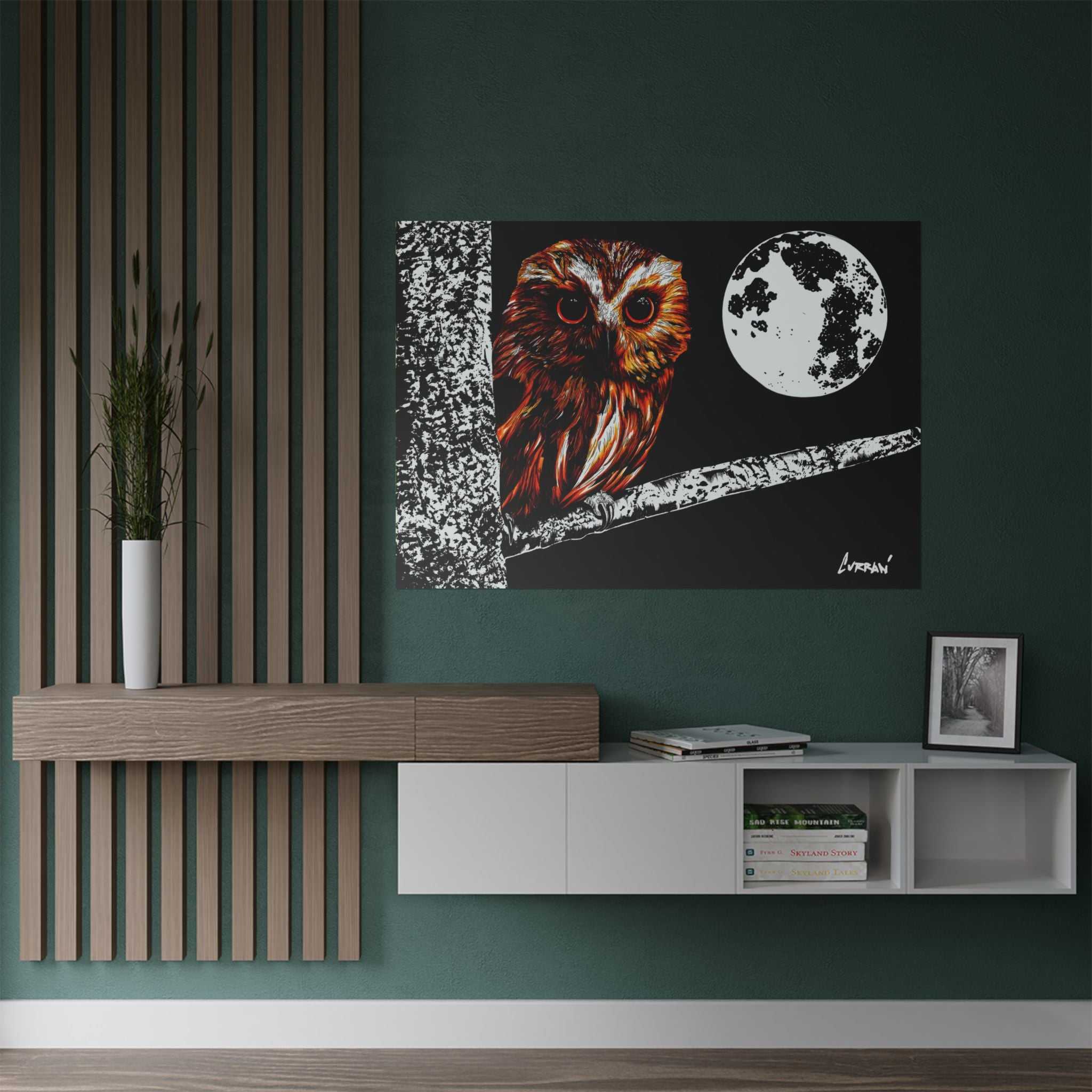 Owl Satin Poster | 300gsm Wall Art for Nature Lovers