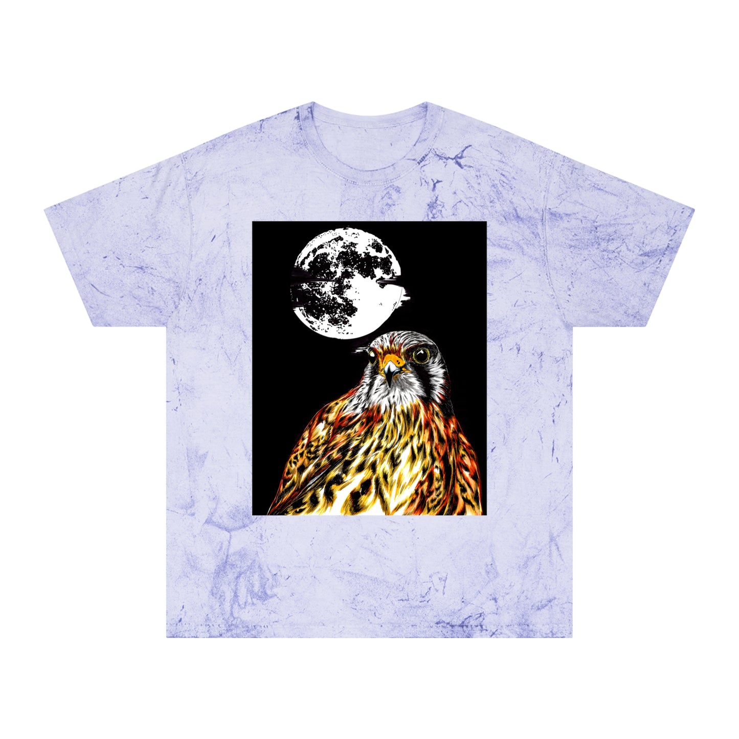 Unisex Color Blast Falcon T-Shirt Bohemian Nature Vibe