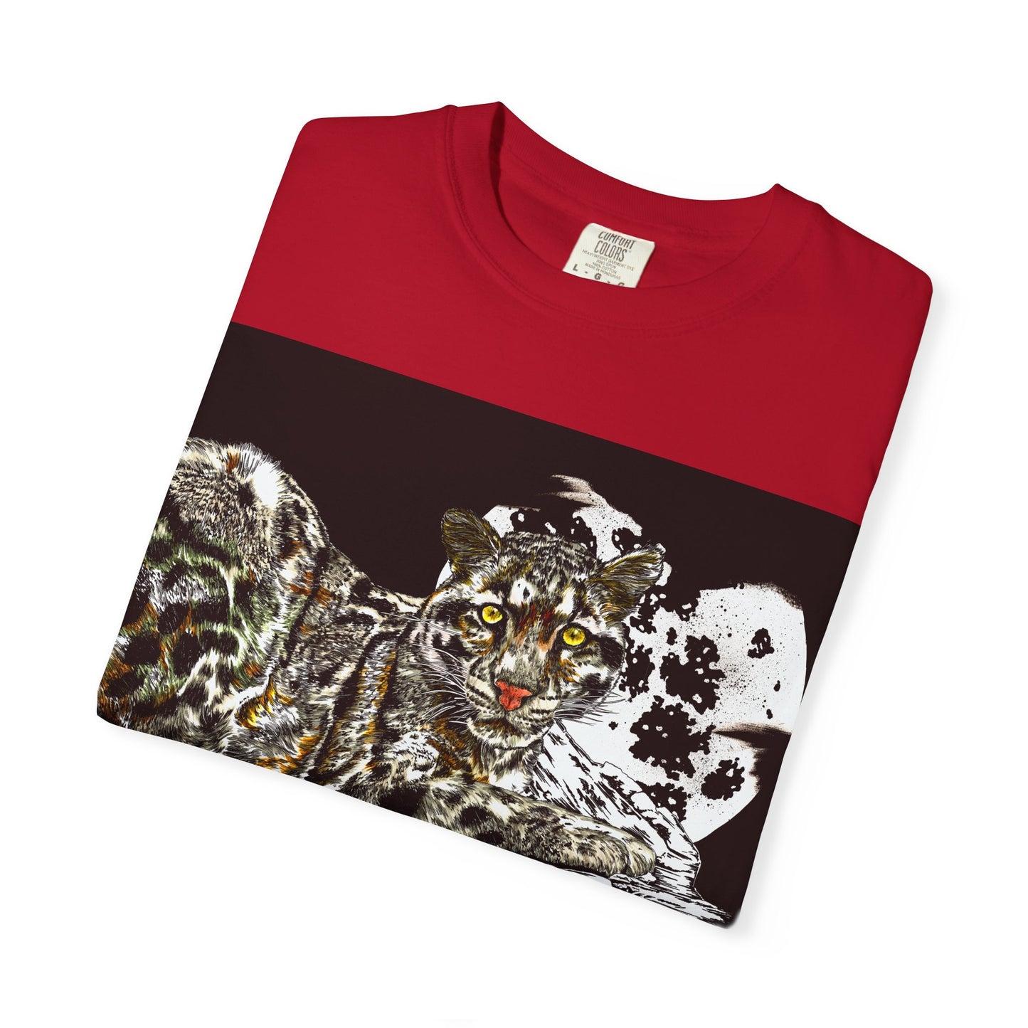 Wild Cat Art T-shirt for Animal Lovers
