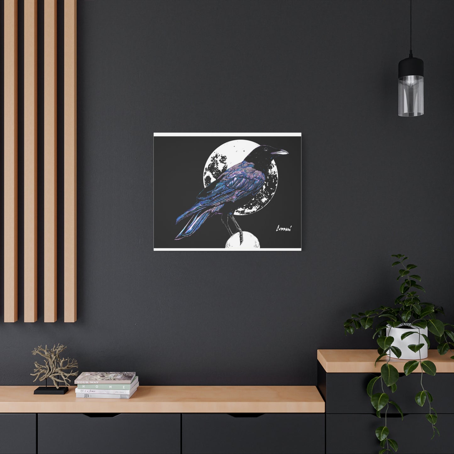 Crow Art – Original Hand-Drawn Unique, Detailed Illustration