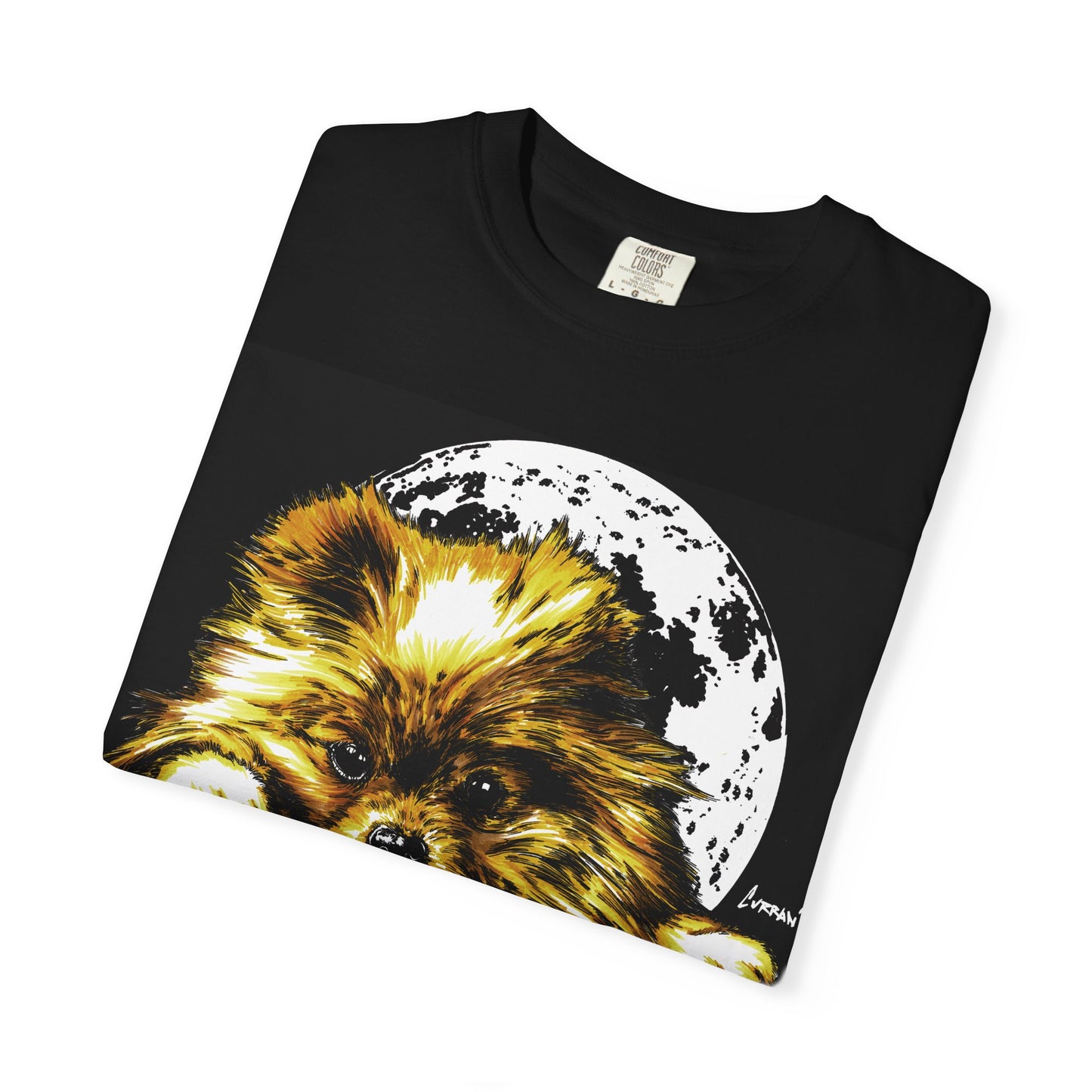 Pomeranian Unisex T-shirt - Hand Painted Art Design