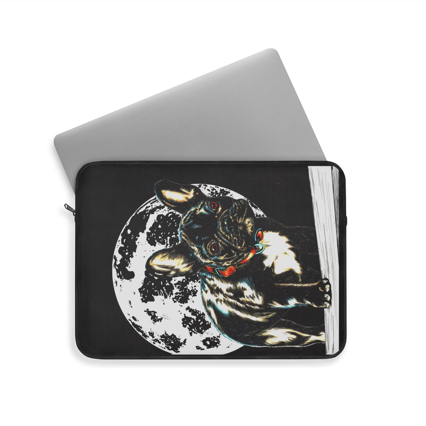 French Bulldog Moon Laptop Sleeve | Cute Pet Accessory