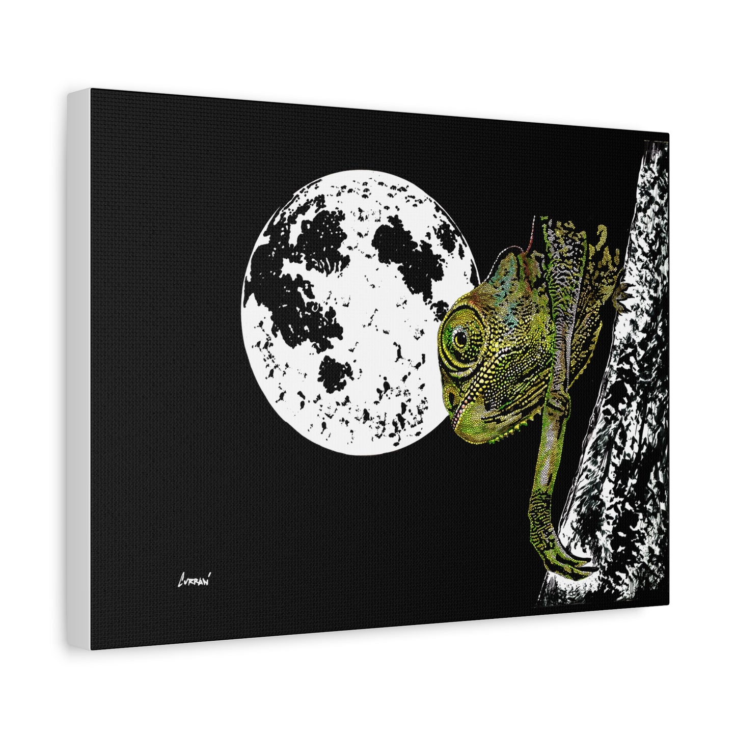 Chameleon Print of the Original, hand drawn wall art