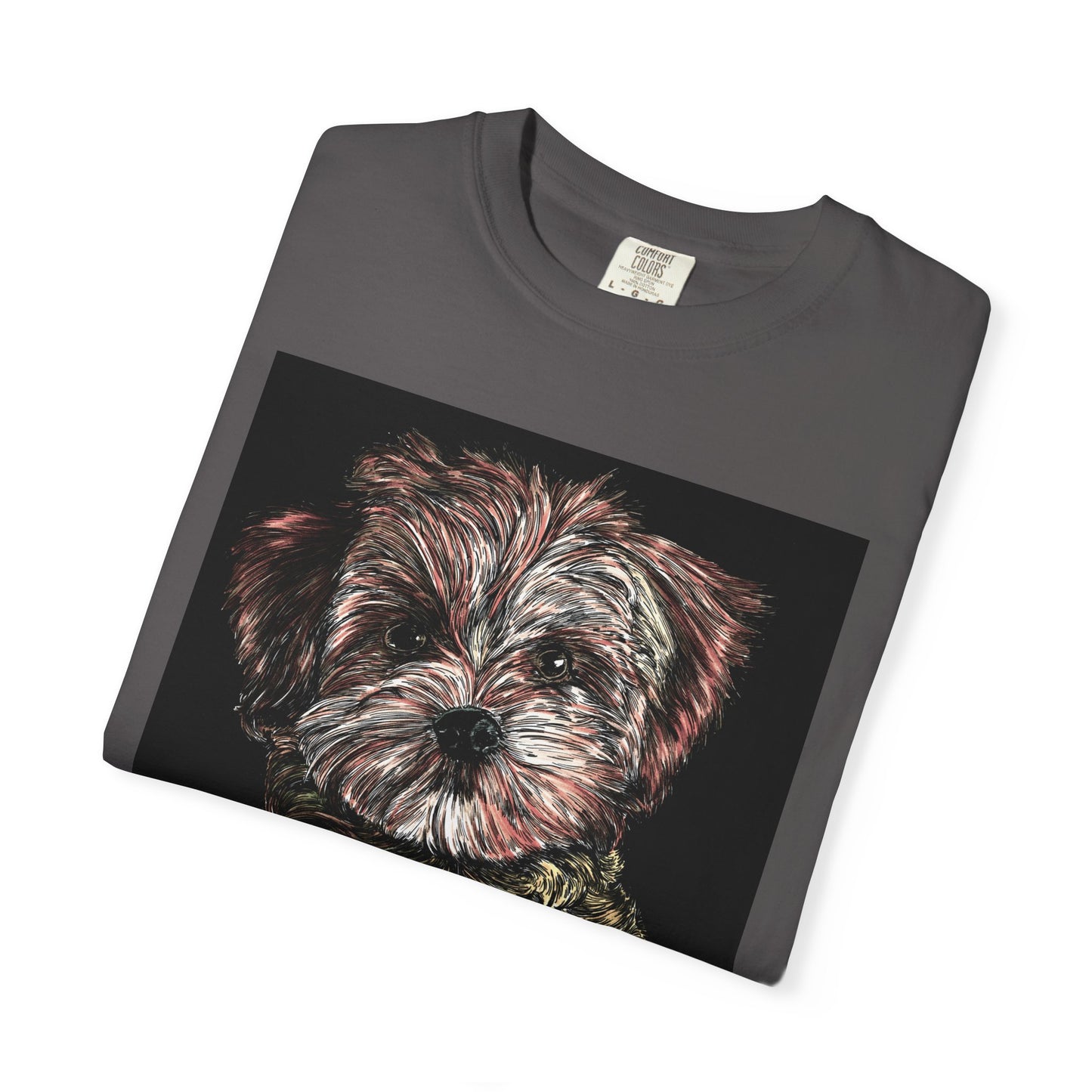 Puppy Art Unisex Garment-Dyed T-Shirt – Original Hand-Drawn