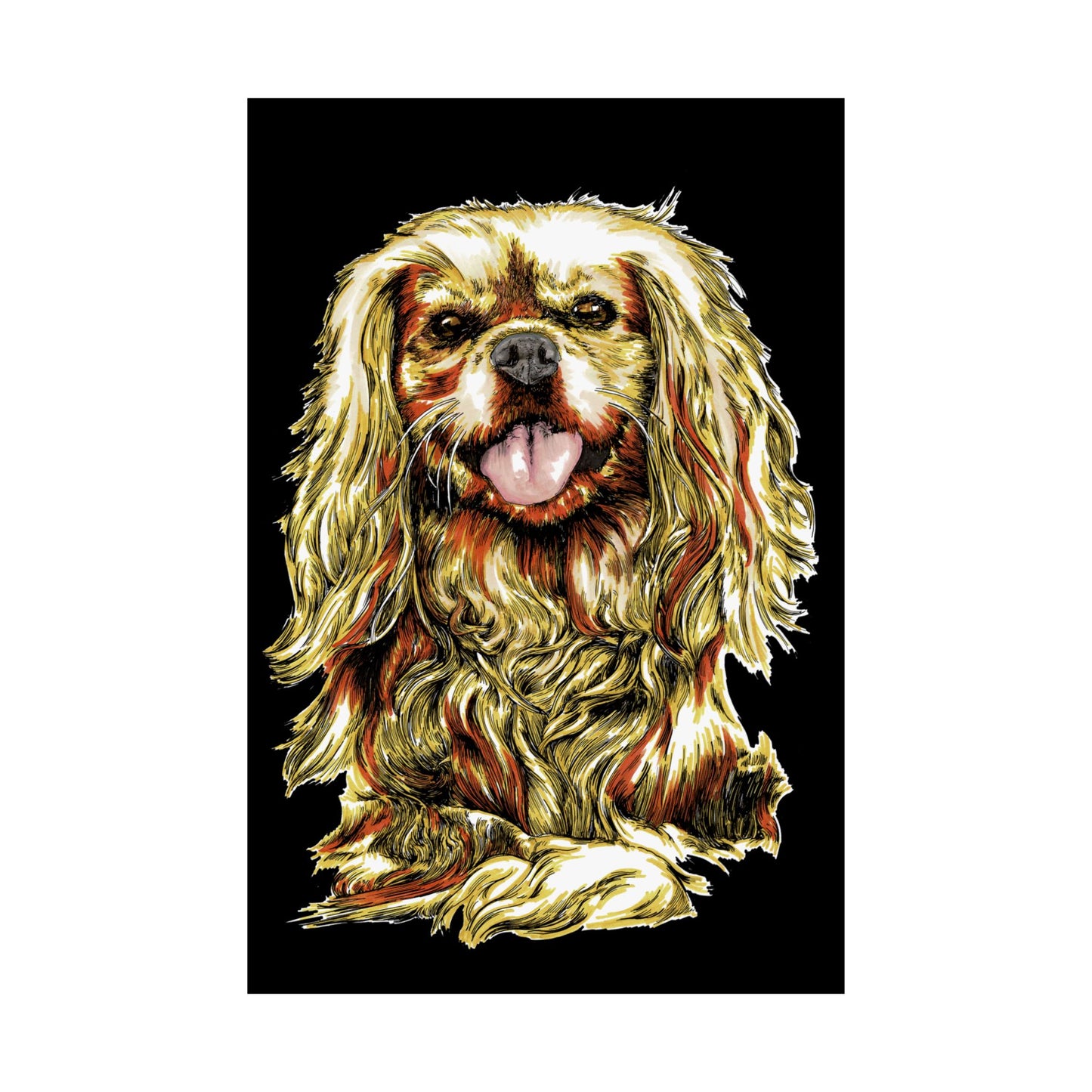 Cocker Spaniel Satin Poster - Art Print
