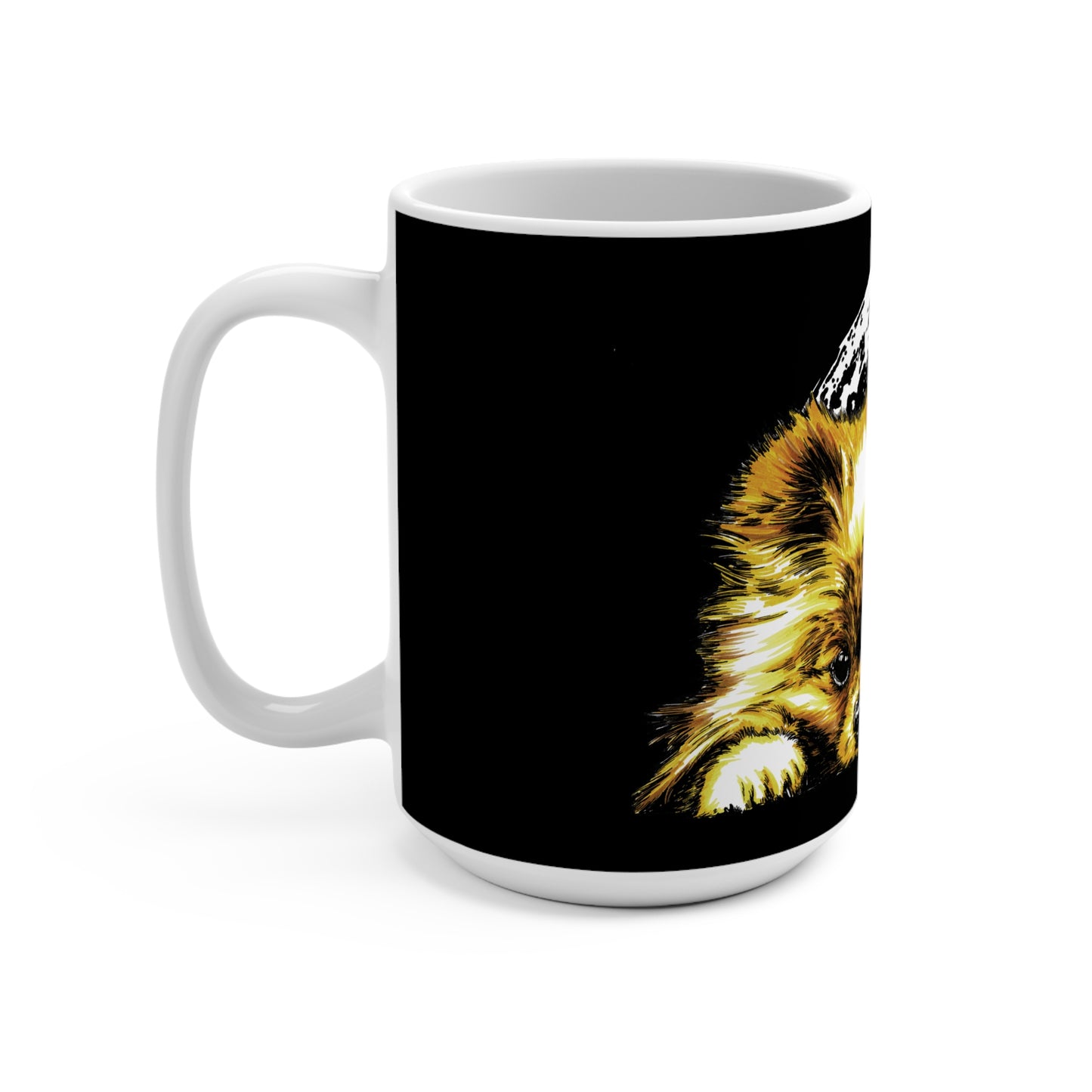 Pomeranian Moon Mug - 15oz Dog Lover Gift