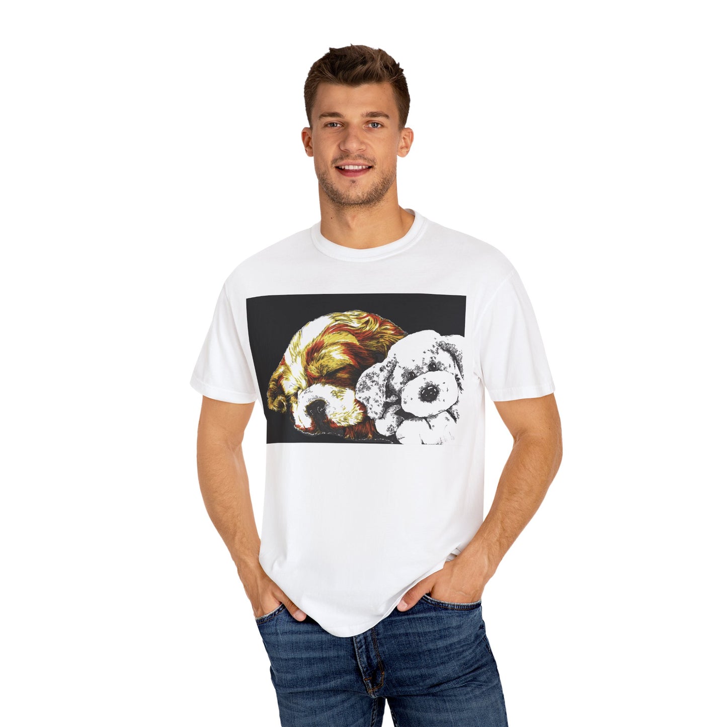Cocker Spaniel T-shirt - Hand Drawn Art Design