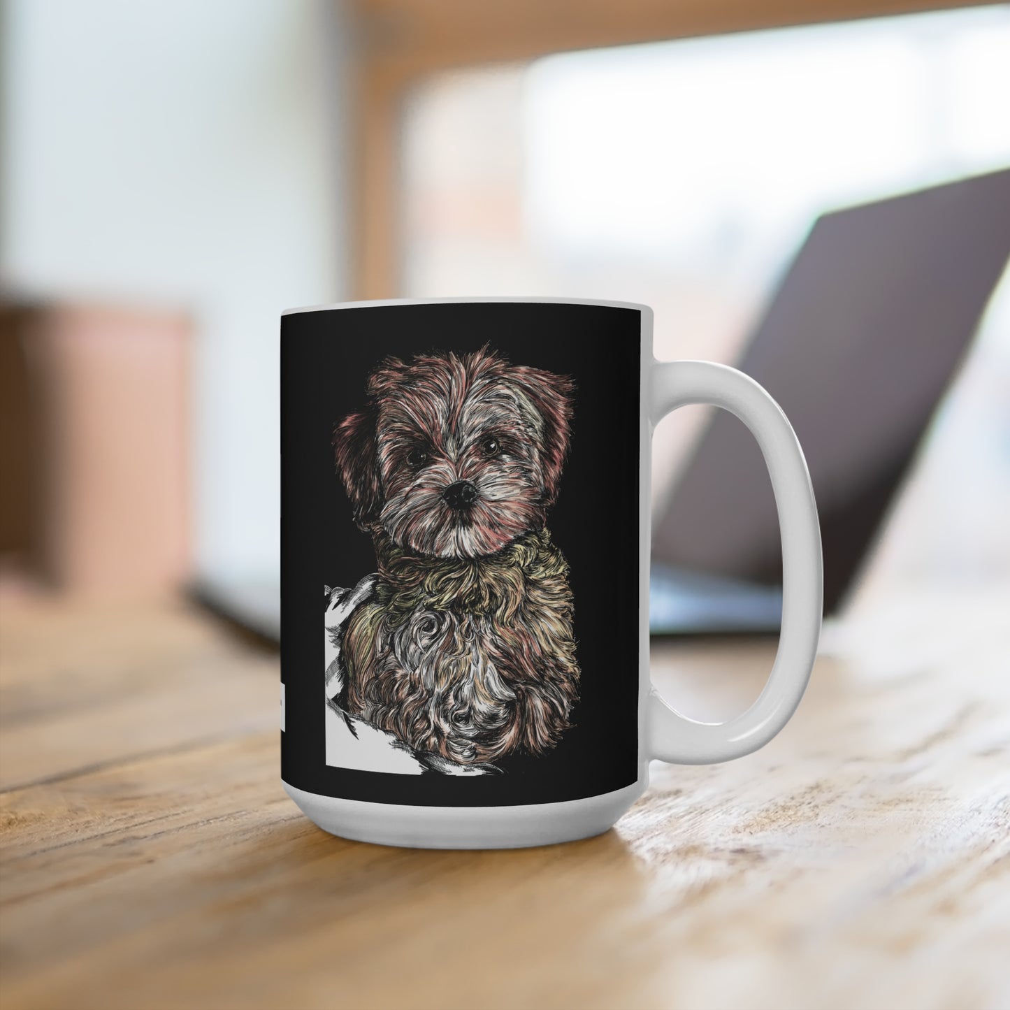 Artistic 15oz Dog Mug