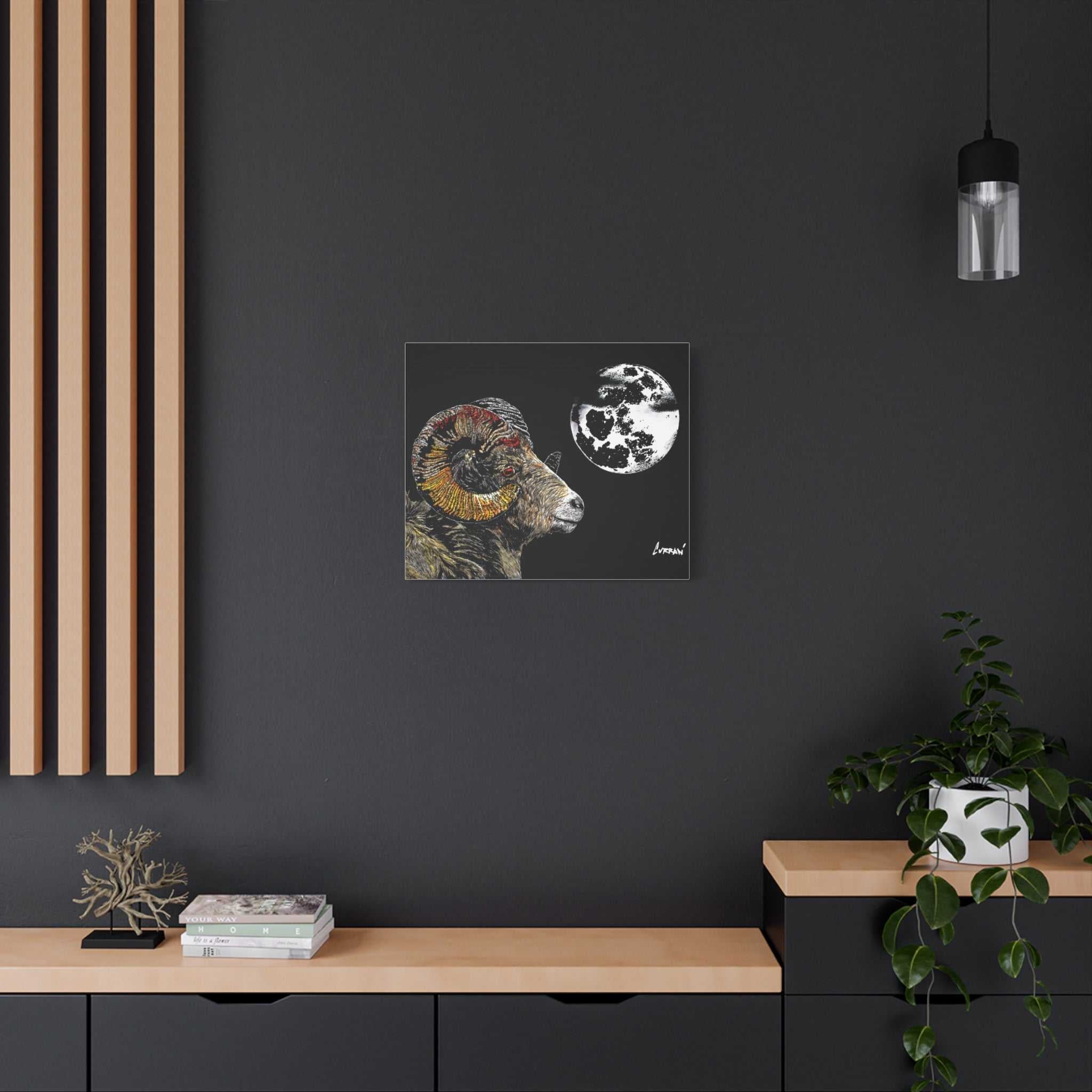 Mountain Ram Canvas Print - Art Print on Stretched Canvas