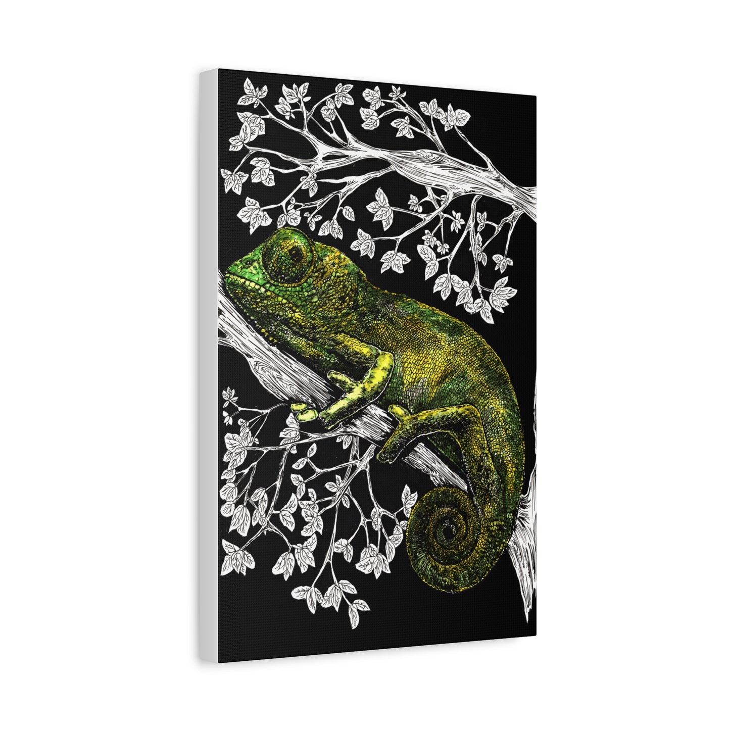 Chameleon in Tree Wall Art Print of the Original wall art