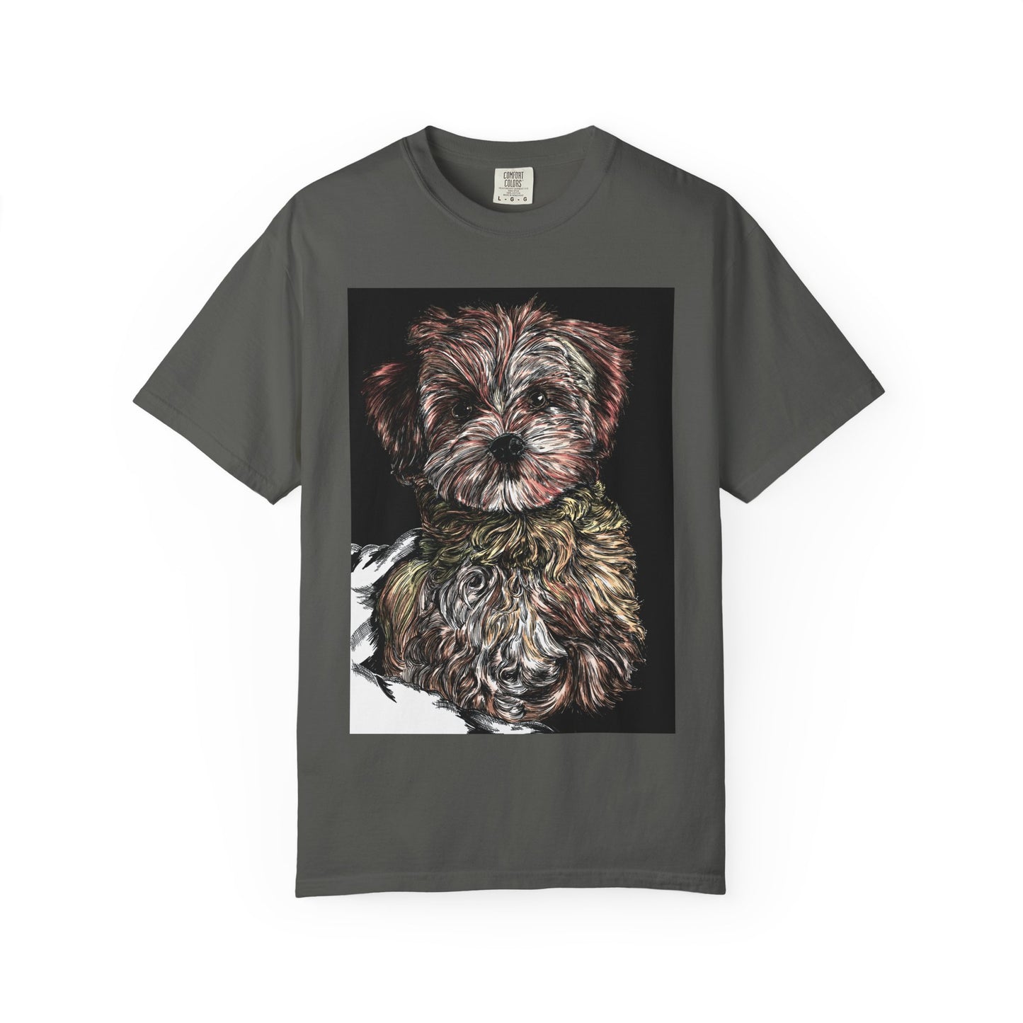 Puppy Art Unisex Garment-Dyed T-Shirt – Original Hand-Drawn
