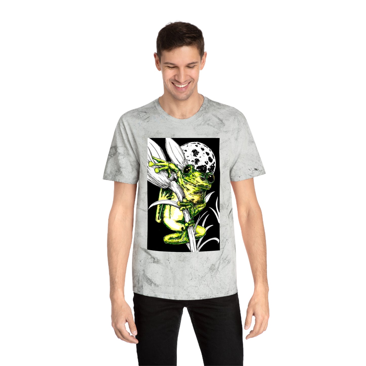 Colorful Frog Art Unisex T Shirt Vibrant Nature Design