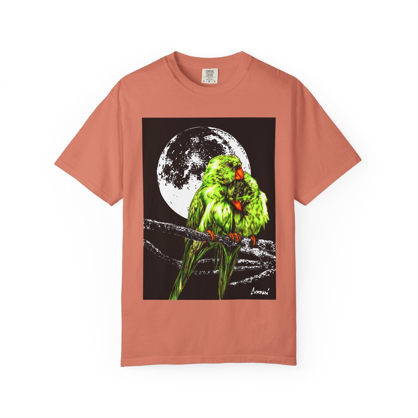 Parrots in the Moonlight Unisex T-shirt