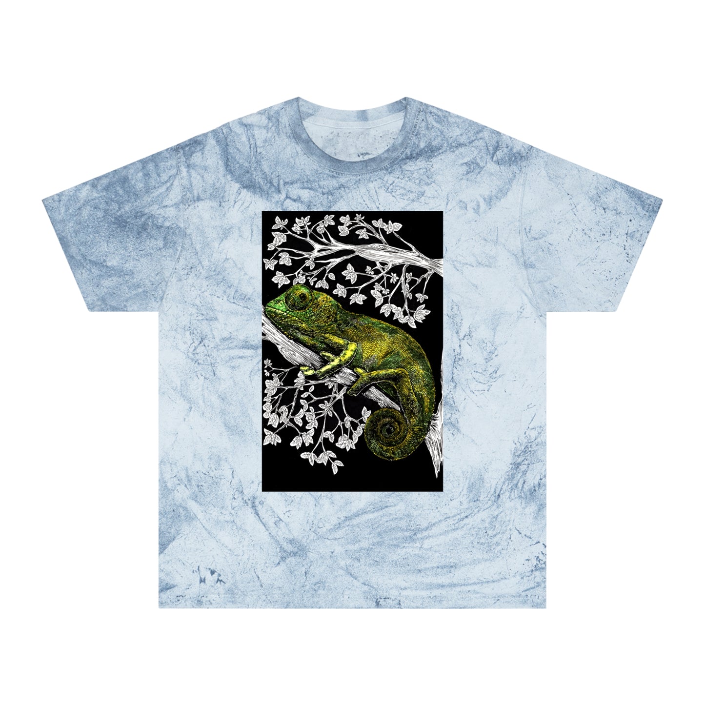 Chameleon Color Blast T-Shirt - Vibrant Nature-Inspired Tee