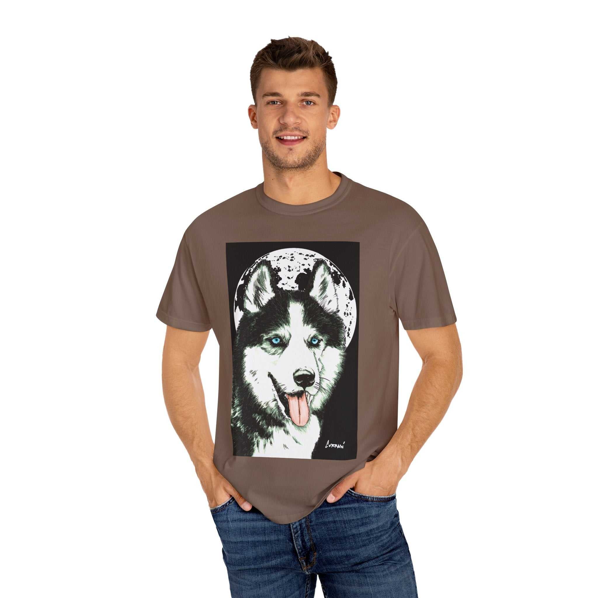 Discover the perfect blend of style and comfort with our Siberian Husky Unisex Garment-Dyed T-Shirt. Shop now for a look that stands out!