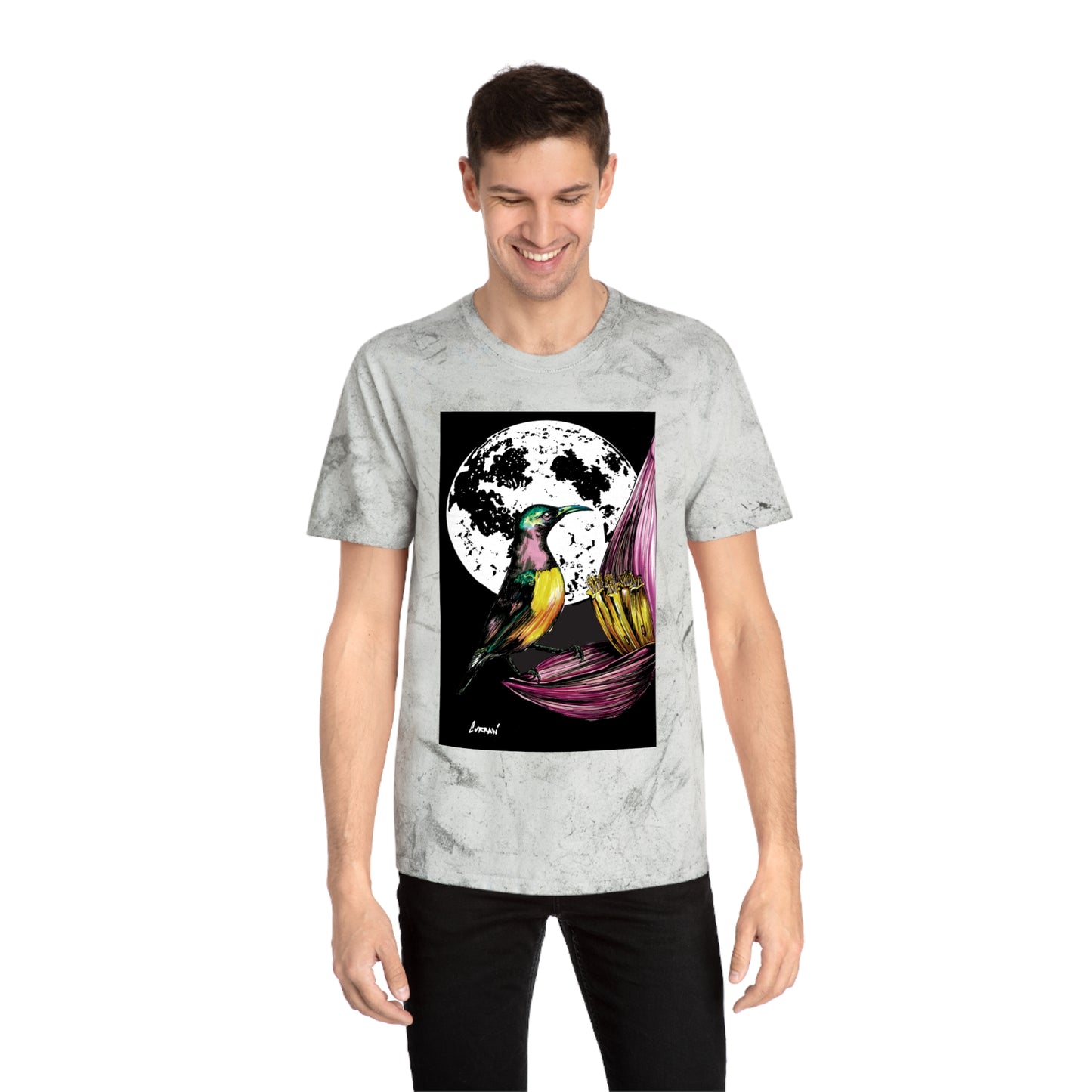 Colorful Hummingbird Art Unisex T Shirt Nature Design