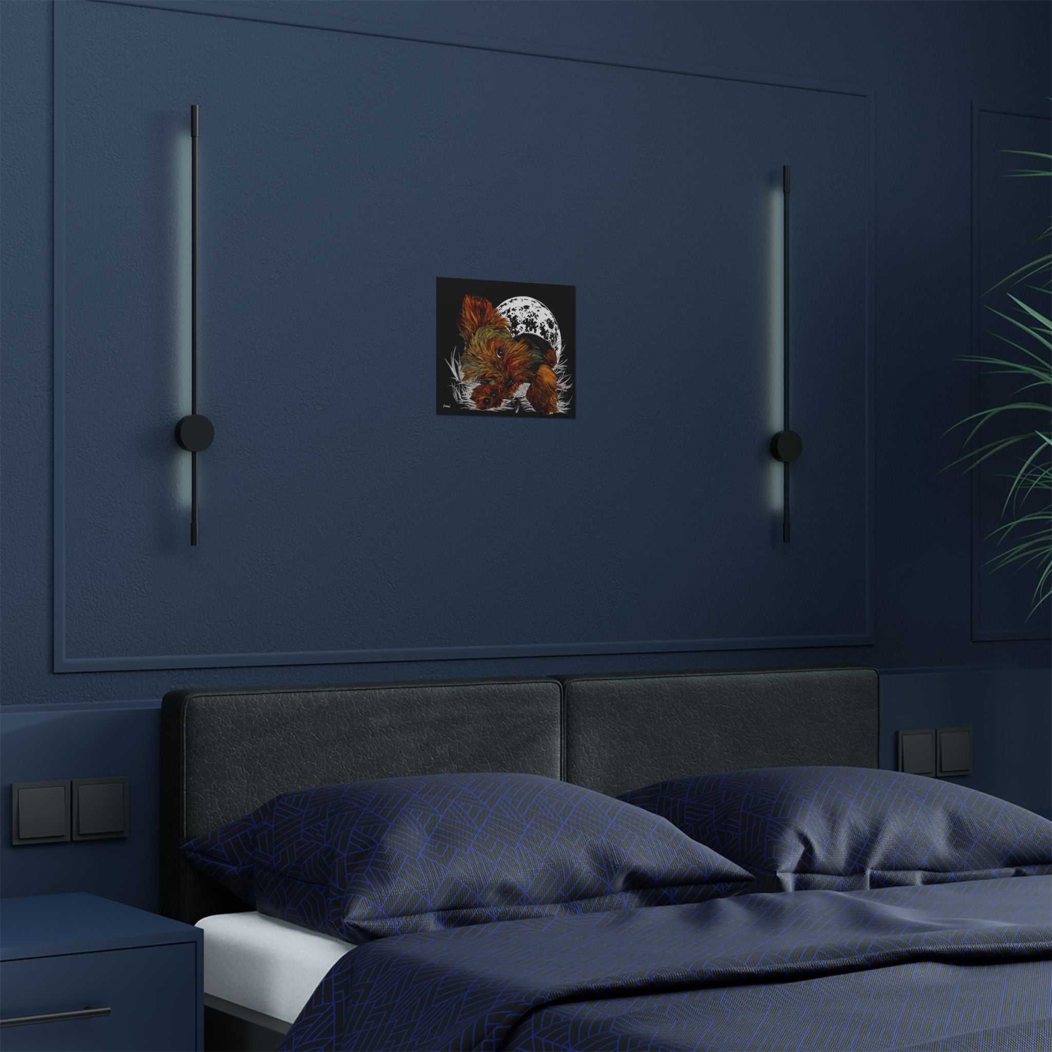 Elevate your walls with our Yorkshire Terrier Satin Poster - 300gsm Art Print for Dog Lovers. Perfect for any pup enthusiast!