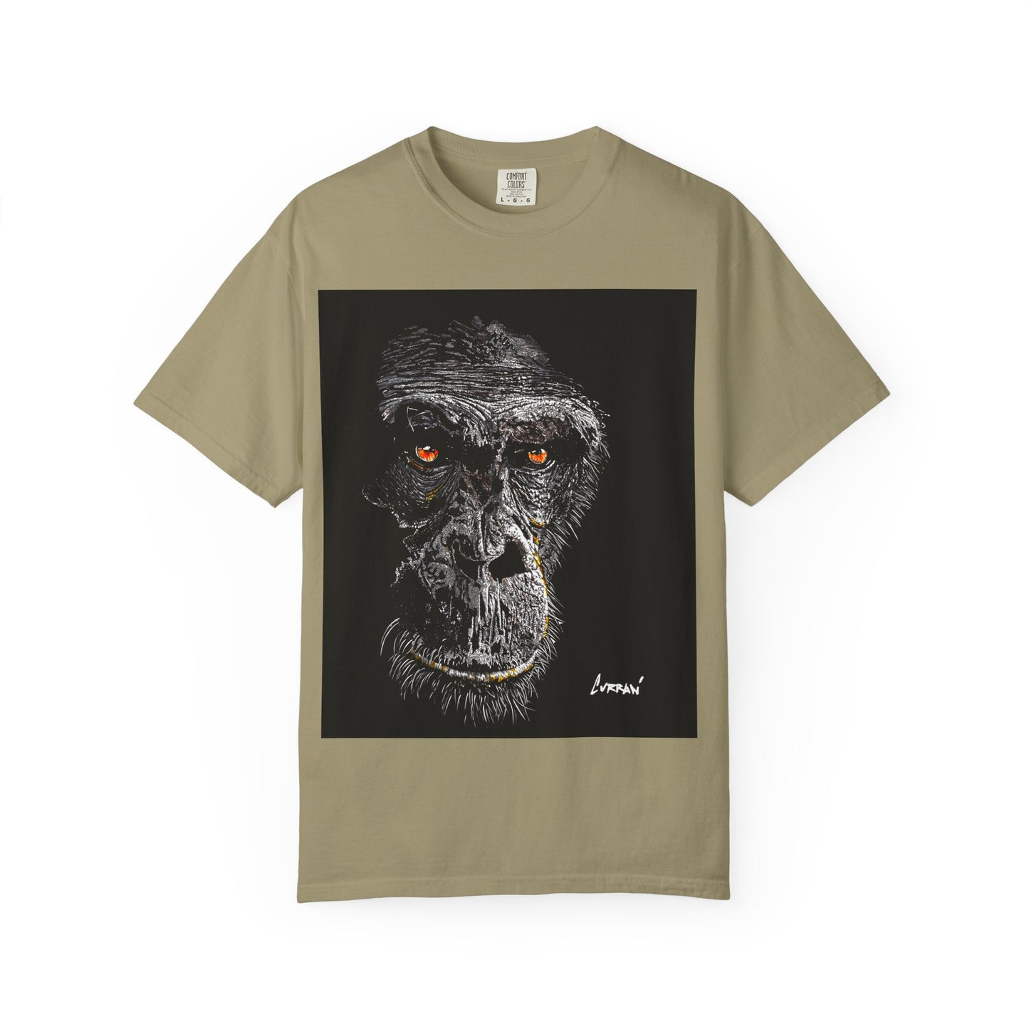 Gorilla Garment-Dyed Art T-Shirt | Unique Unisex Graphic Tee