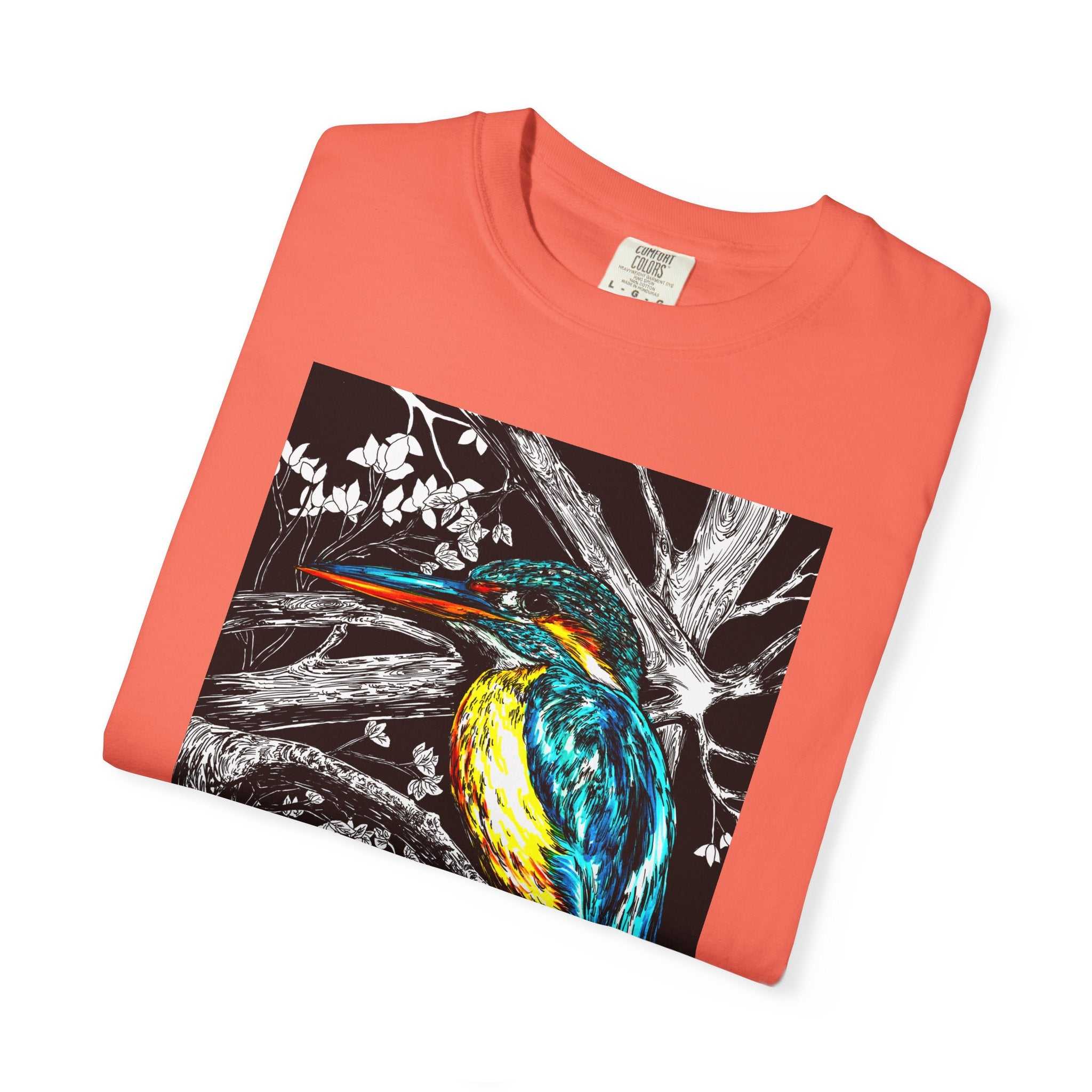 Discover the perfect shirt for nature lovers with our Kingfisher Graphic Unisex T-Shirt - Nature Lover's Tee. Stand out in style!