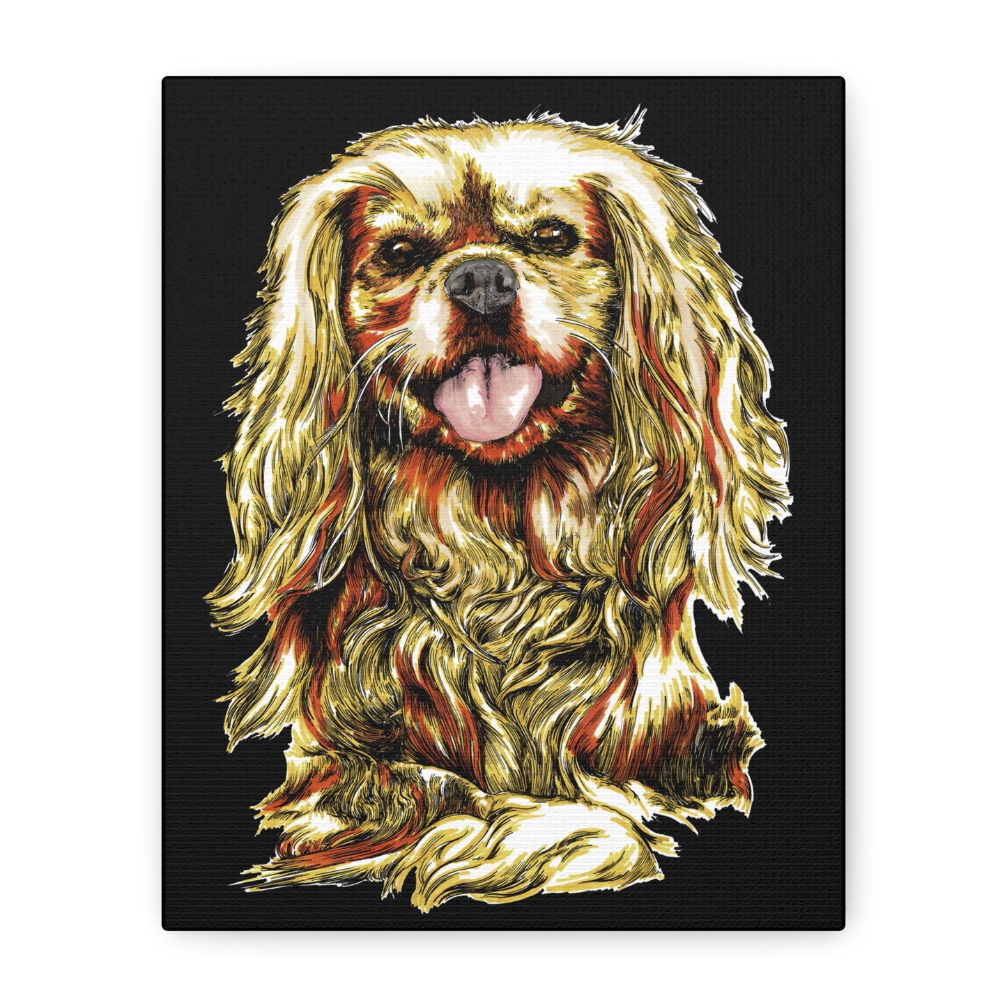 Cocker Spaniel Print, Hand-Drawn Dog Art