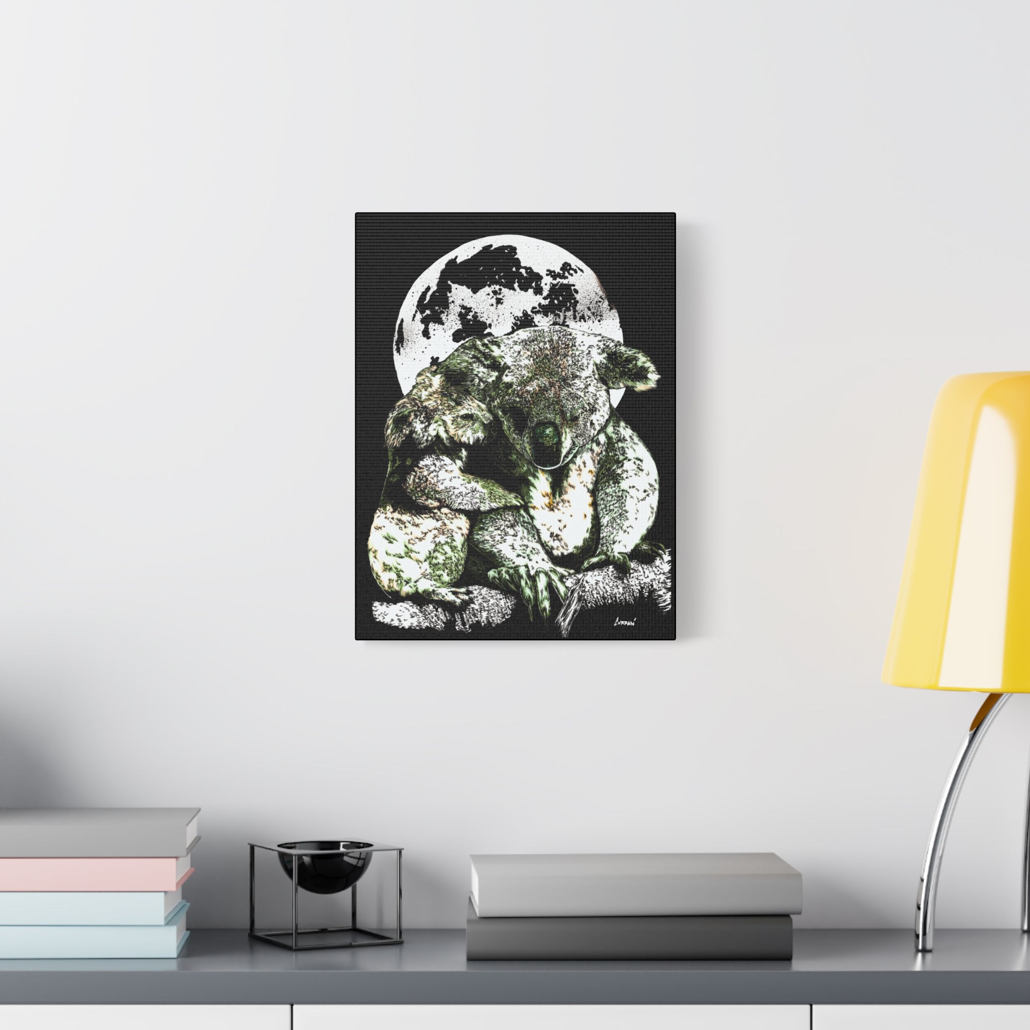 Koala Wall Art, Koala Print, Hand-Drawn Koalas, Wildlife Art