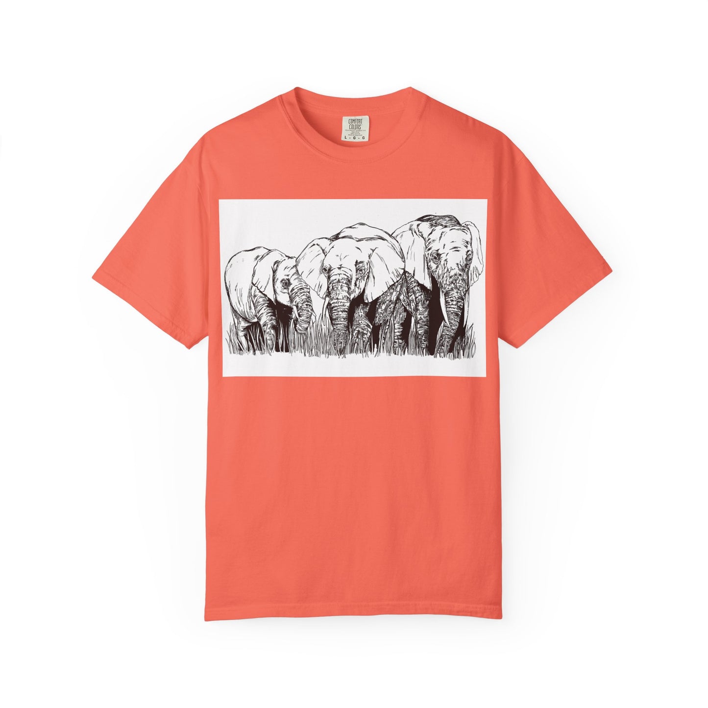 Eco-Friendly Elephant Graphic Unisex T-Shirt