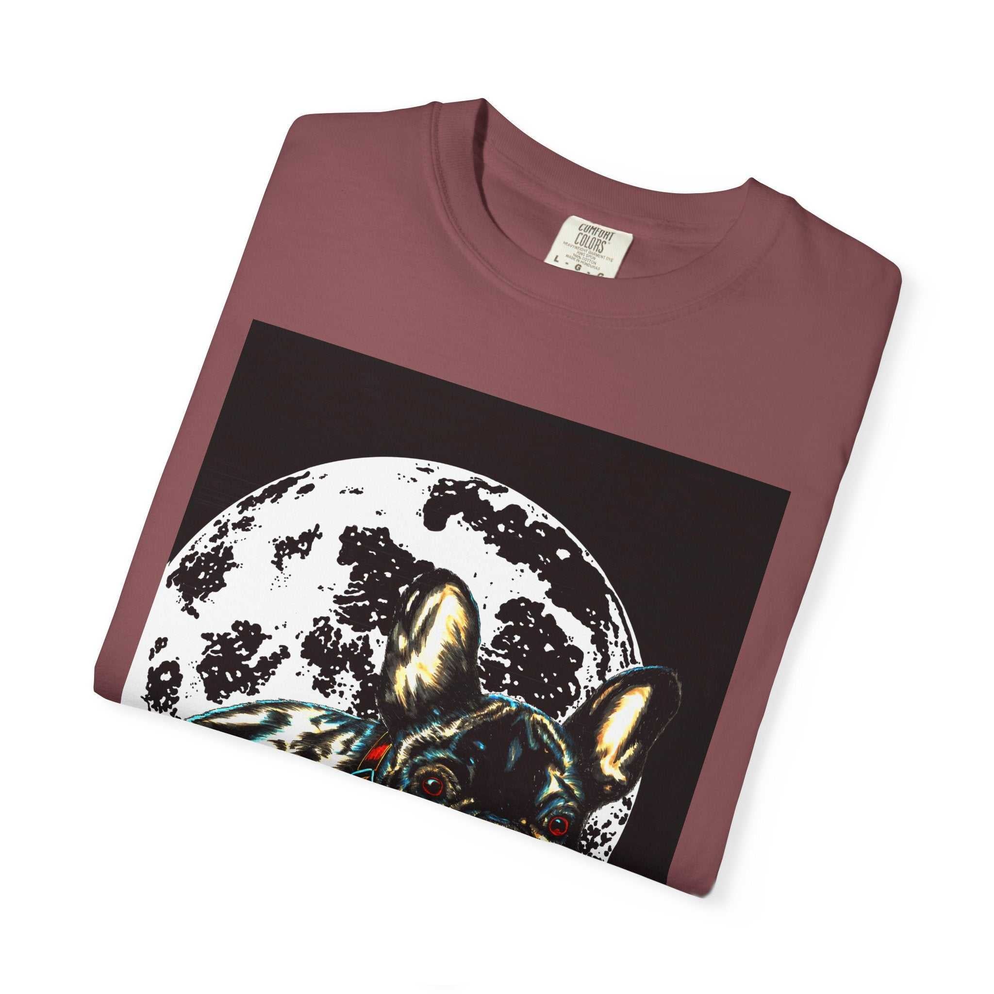 Moonlit French Bulldog Unisex T-Shirt - Pet Lovers Gift