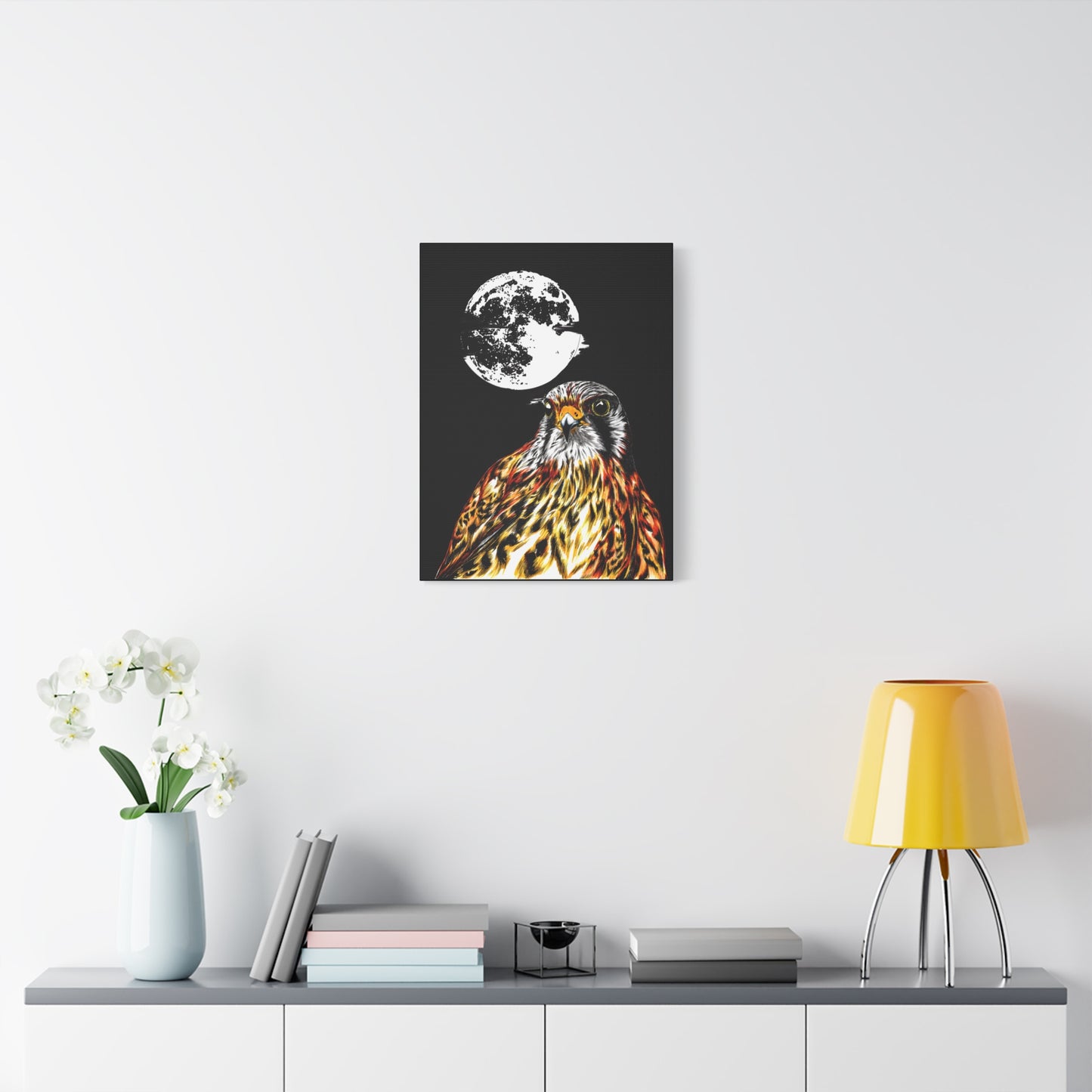 Falcon Wall Art, Falcon Print, Wildlife Art, Bird of Prey
