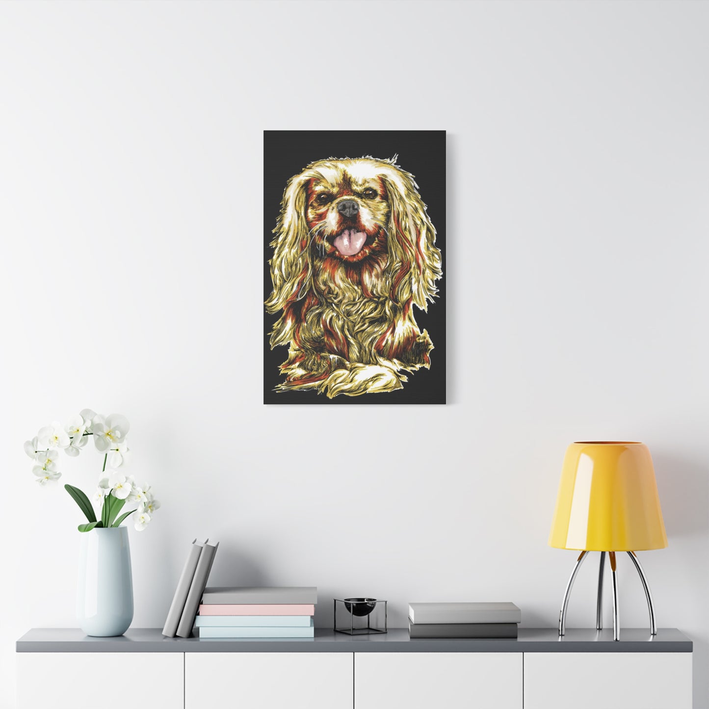 Cocker Spaniel Print, Hand-Drawn Dog Art