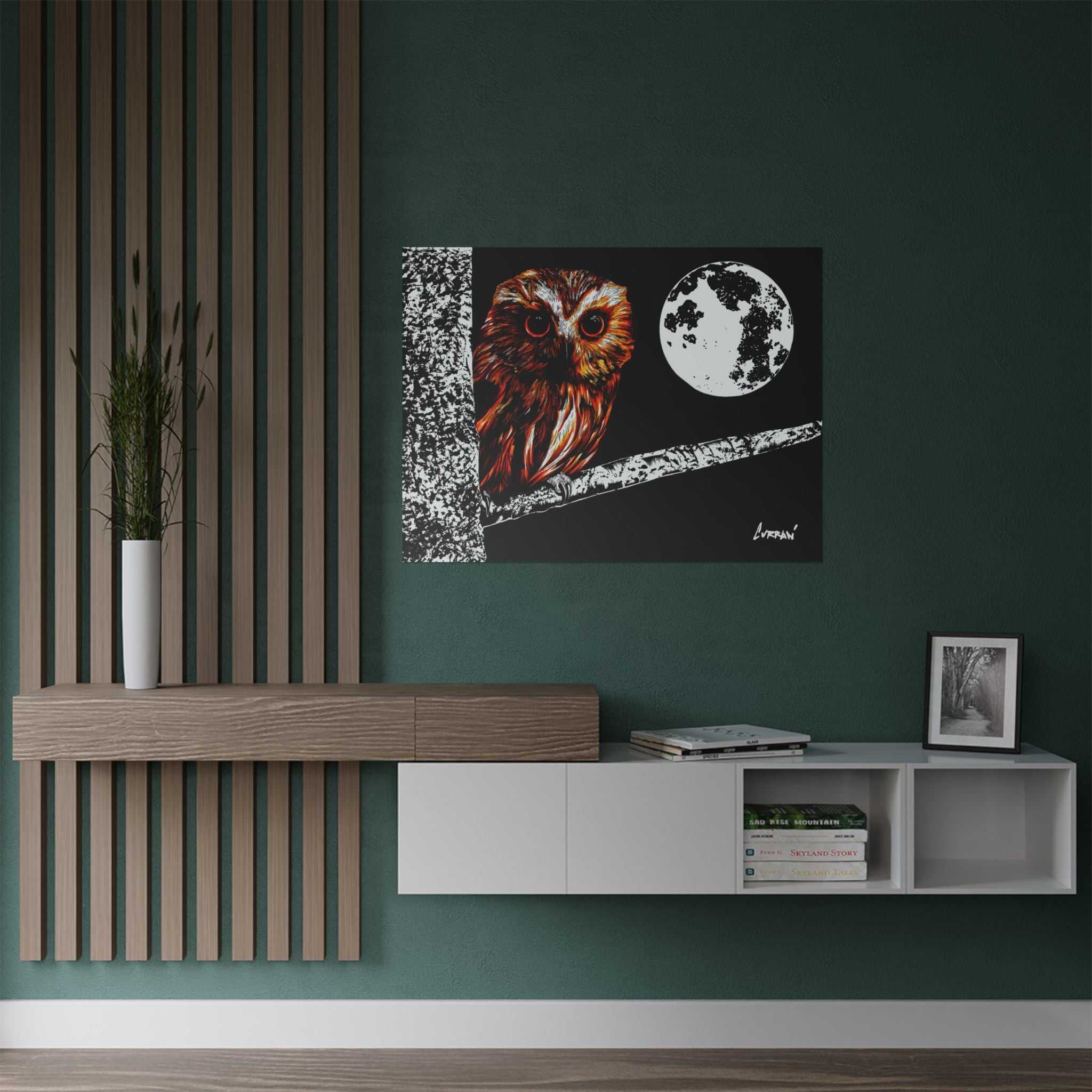 Owl Satin Poster | 300gsm Wall Art for Nature Lovers