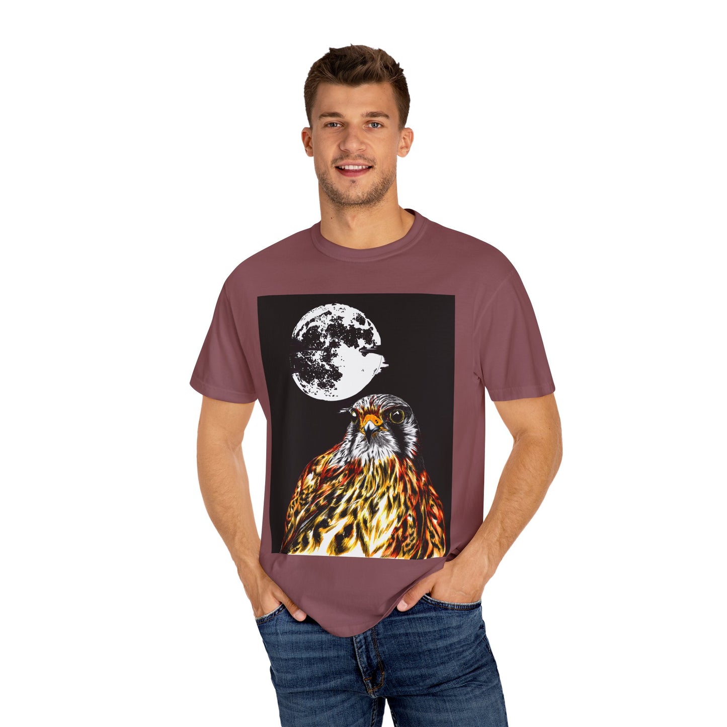 Moonlit Falcon T-Shirt