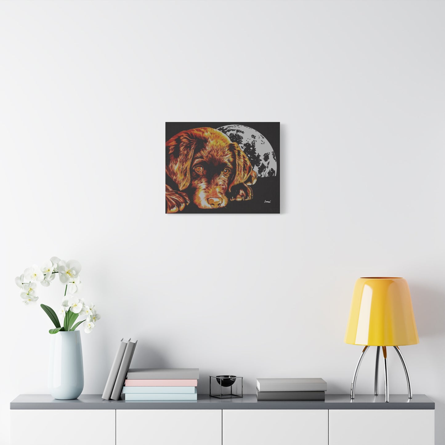 Chocolate Lab Puppy Wall Art Print of the Original