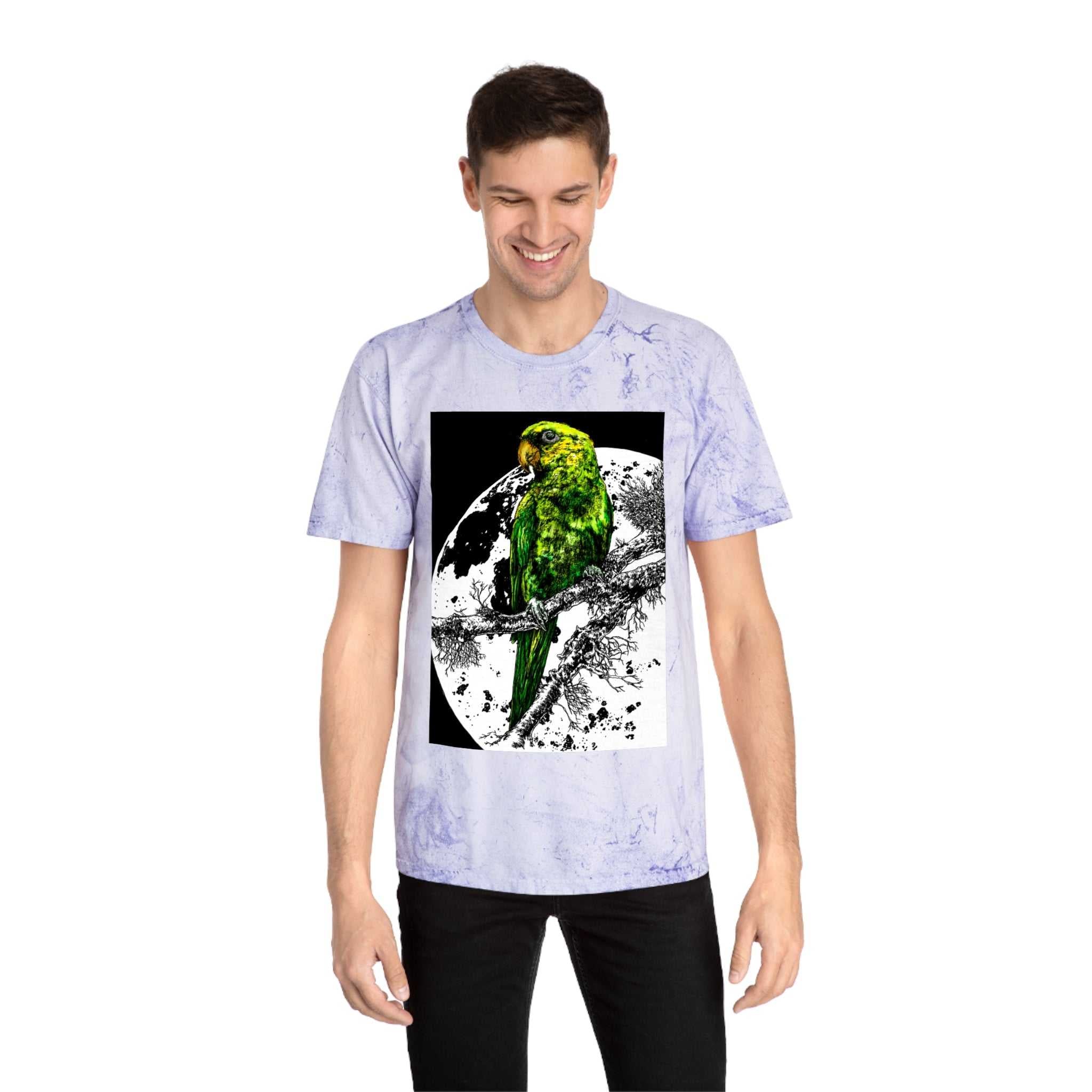 Parrot Color Blast Unisex T-Shirt - Vibrant Bird Art Tee