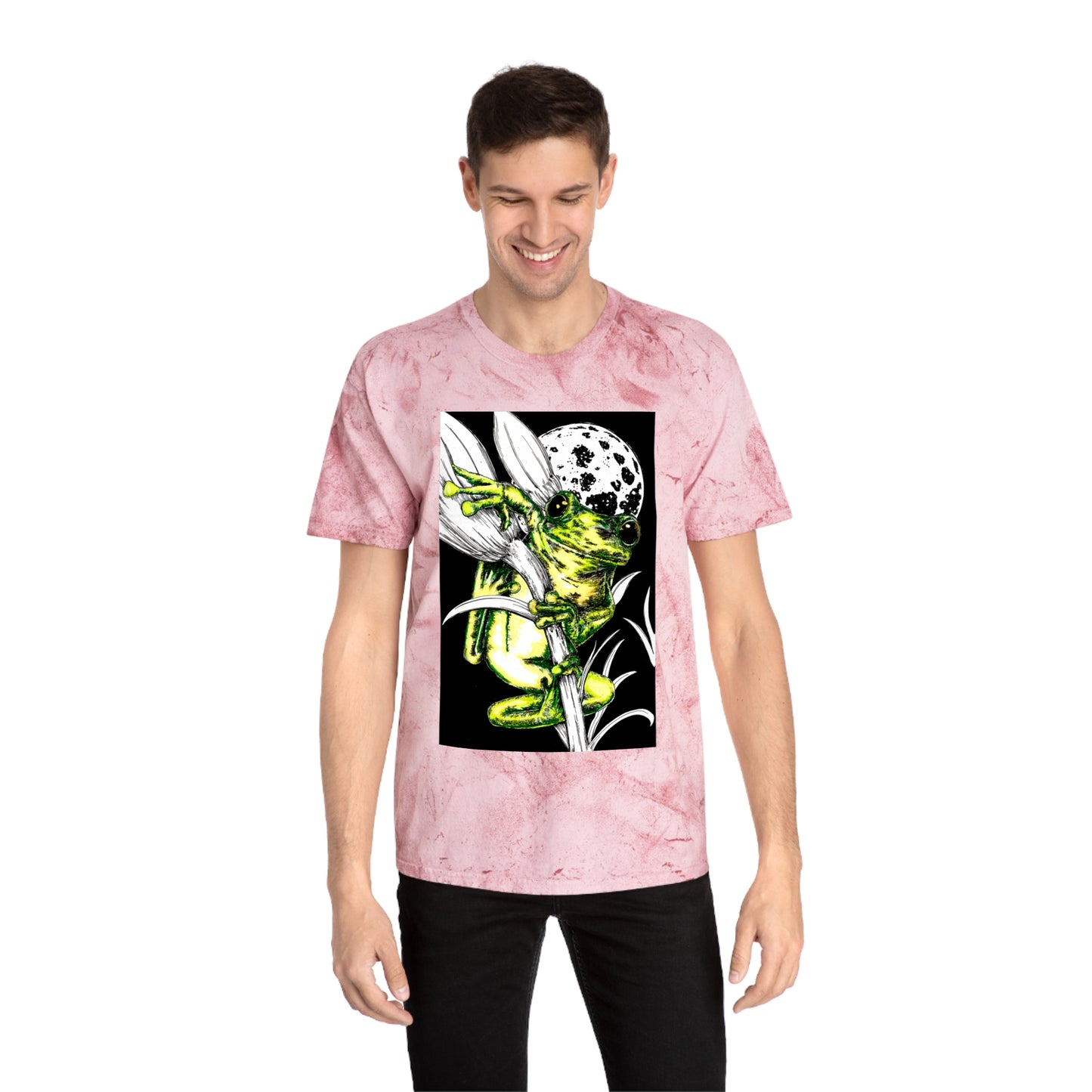 Colorful Frog Art Unisex T Shirt Vibrant Nature Design