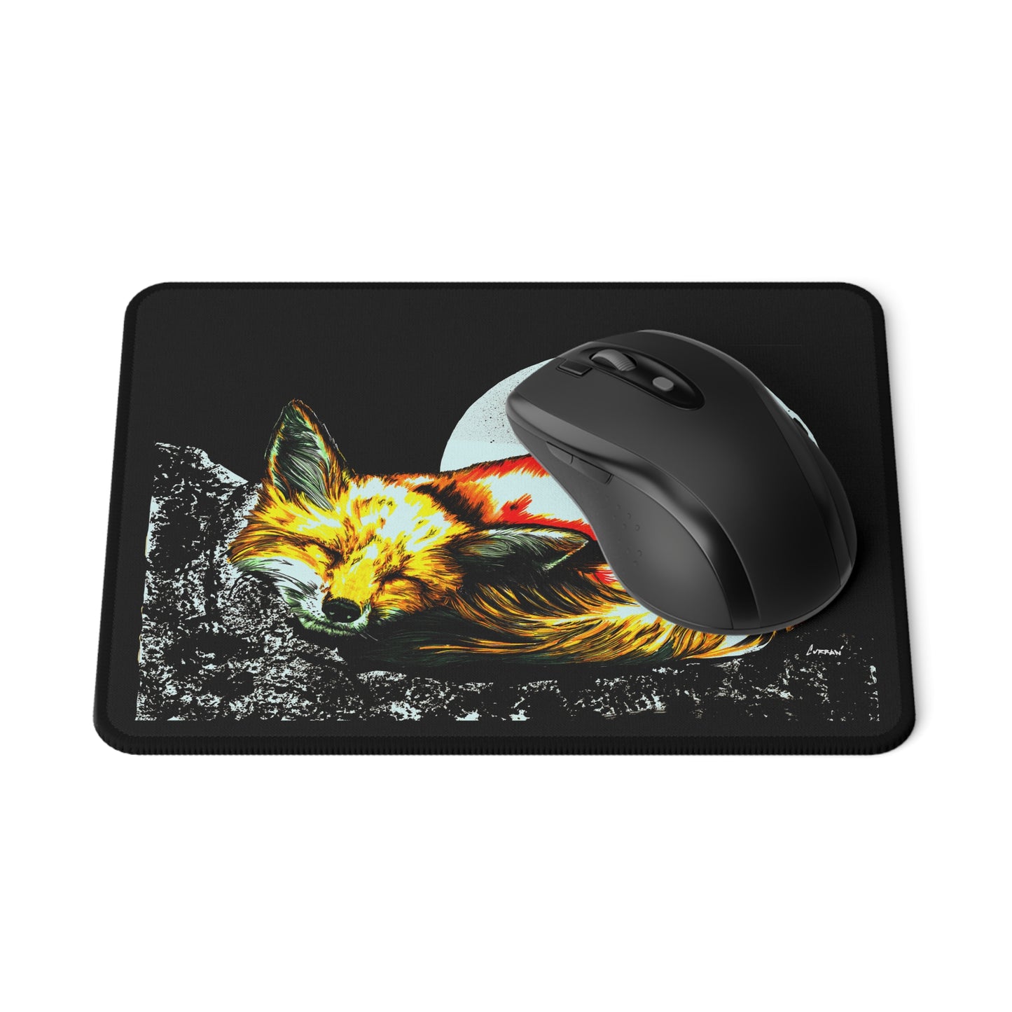 Red Fox Artistic Fox Non-Slip Gaming Mouse Pad