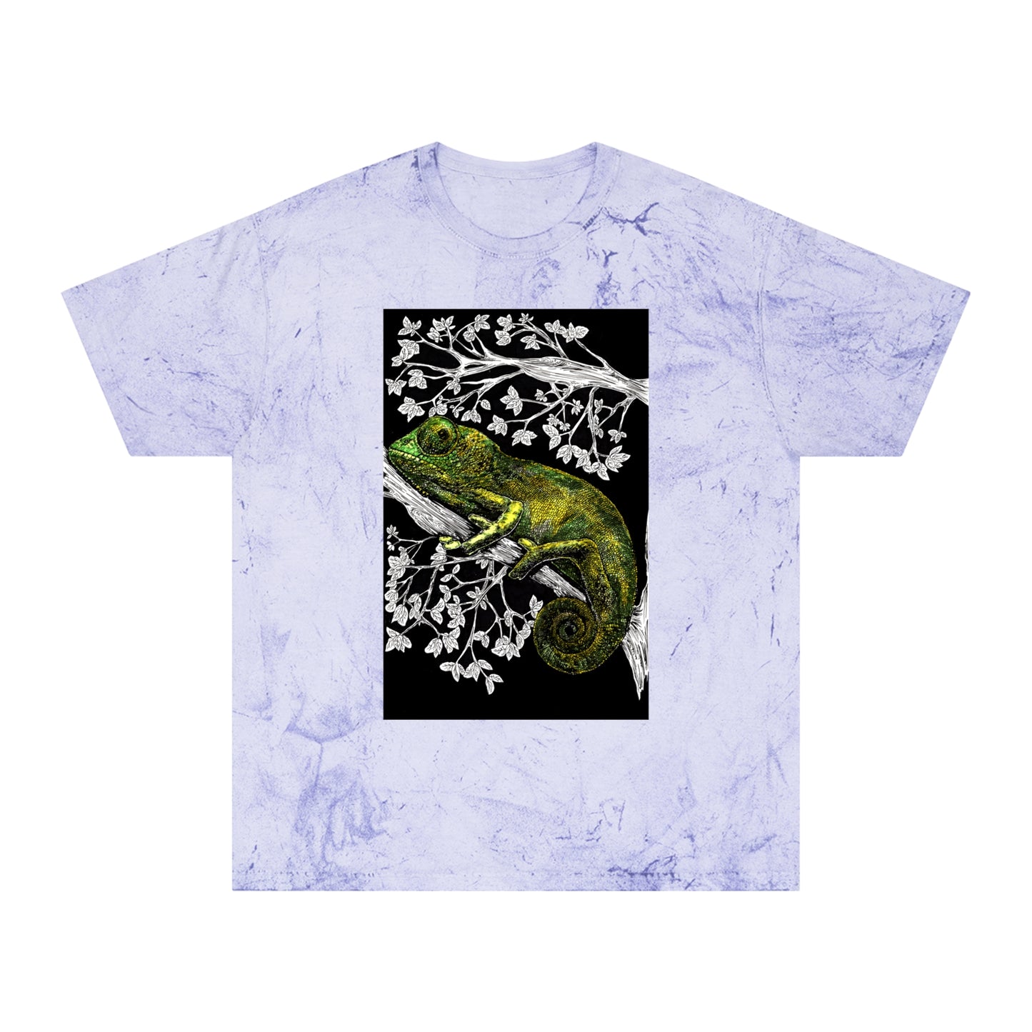 Chameleon Color Blast T-Shirt - Vibrant Nature-Inspired Tee