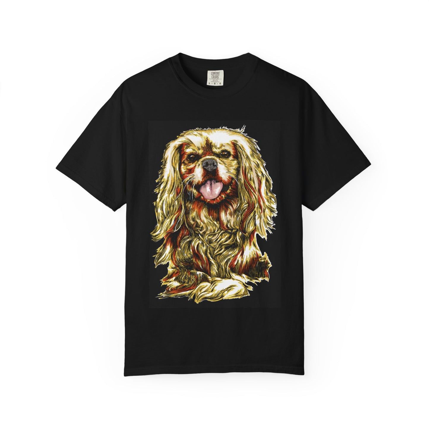 Cocker Spaniel Unisex Tee featuring Hand Drawn Art
